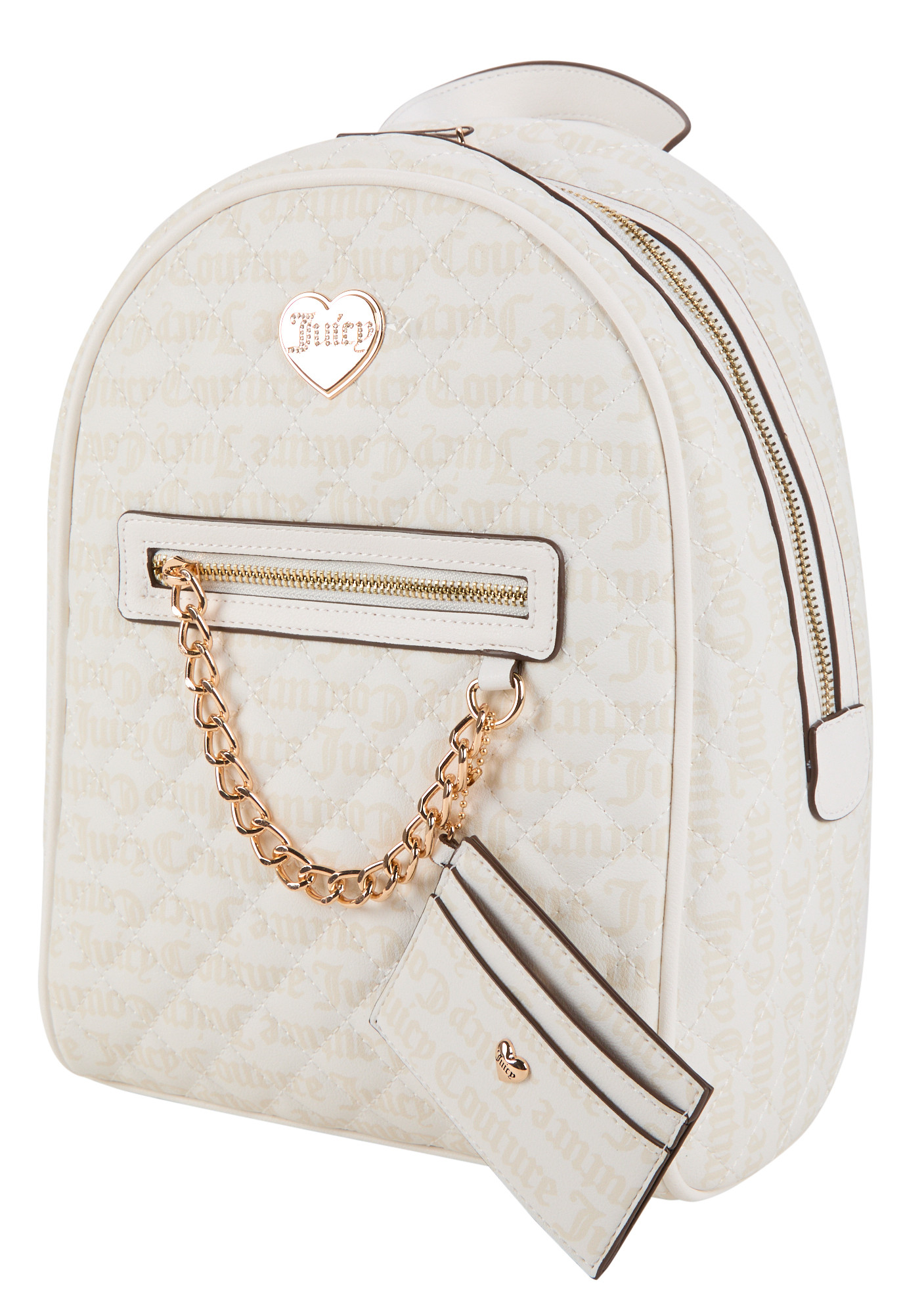 Buy Juicy Couture, Dual Zipper Tonal Print Quilted Backpack with