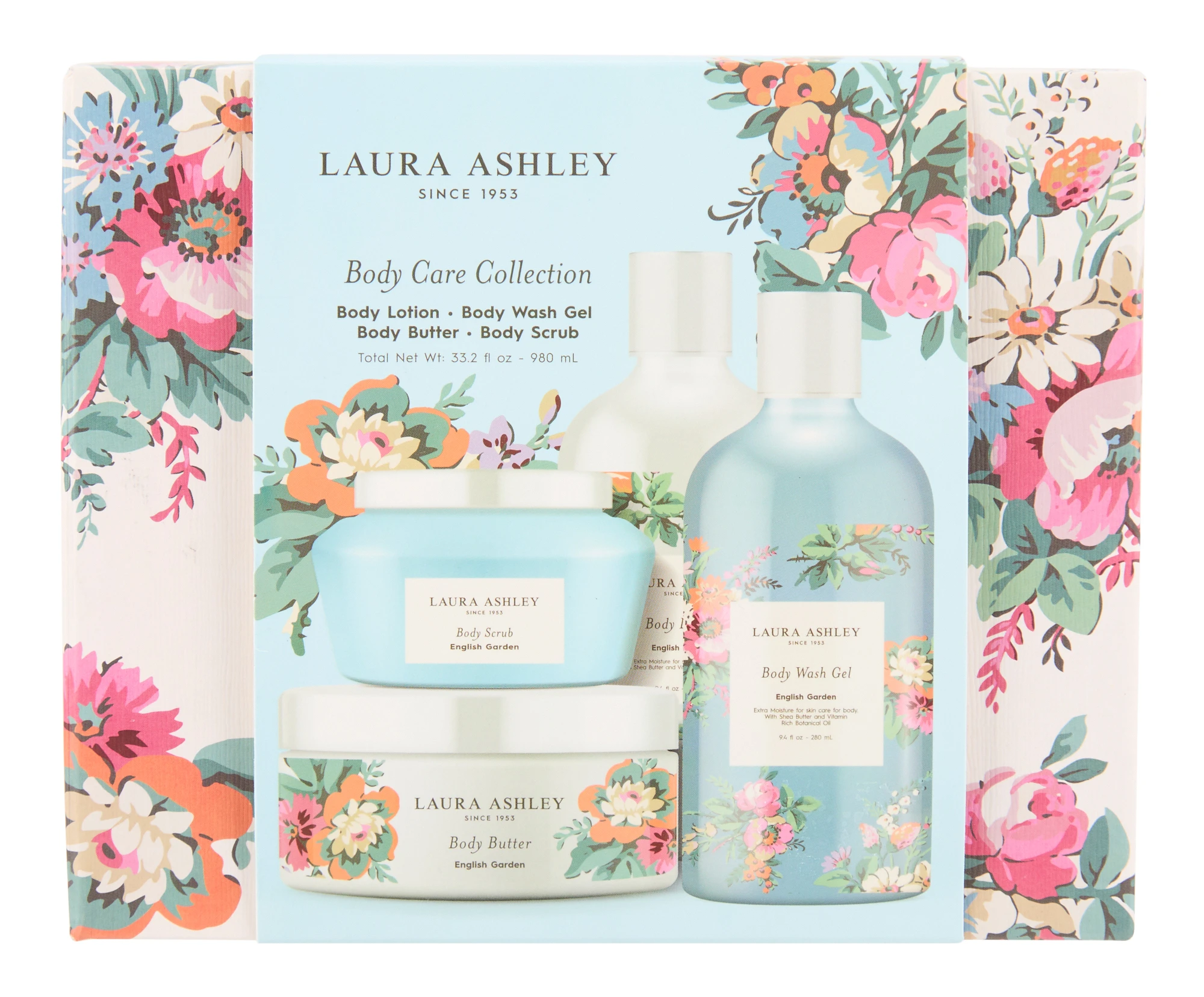 Buy Laura Ashley, Floral Body Care Collection 4 Piece Bath & Body