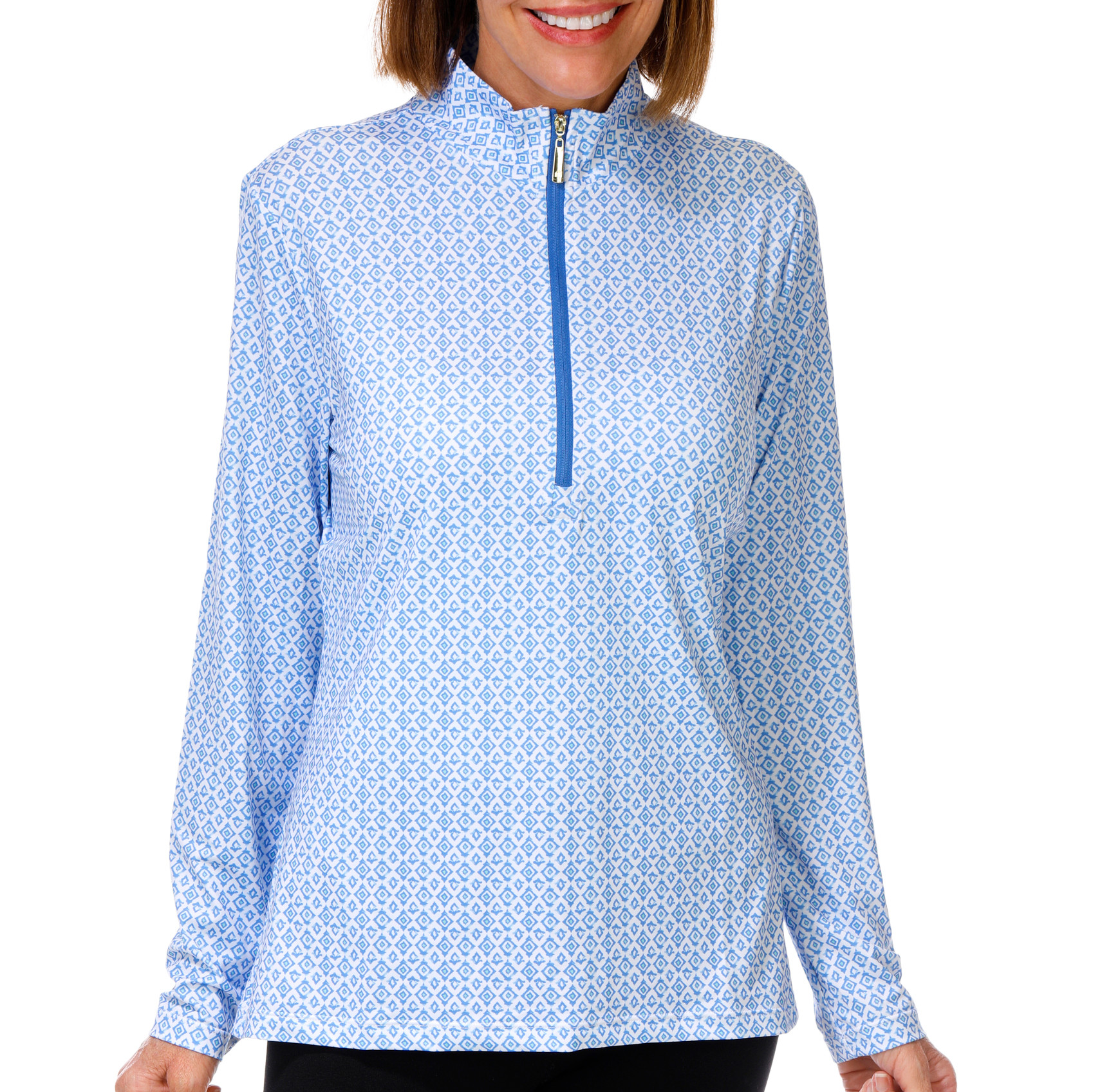 Buy Palm House, Women's Long Sleeve Quarter Zip Sport Top Online