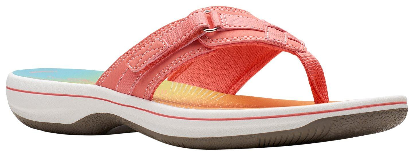 Clarks Womens Cloudsteppers Breeze Sea Ombre Flip Flops Bealls Florida