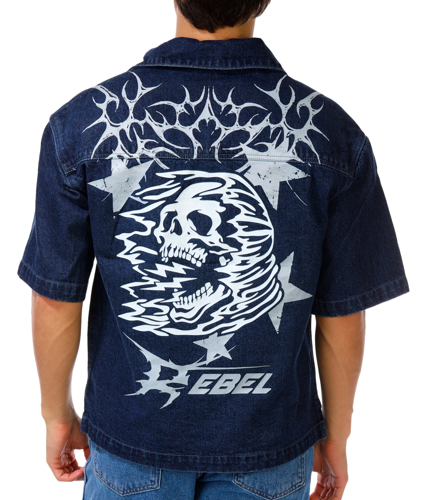 Buy Rebel Vengeance, Men's Rebel Skeleton Short Sleeve Graphic