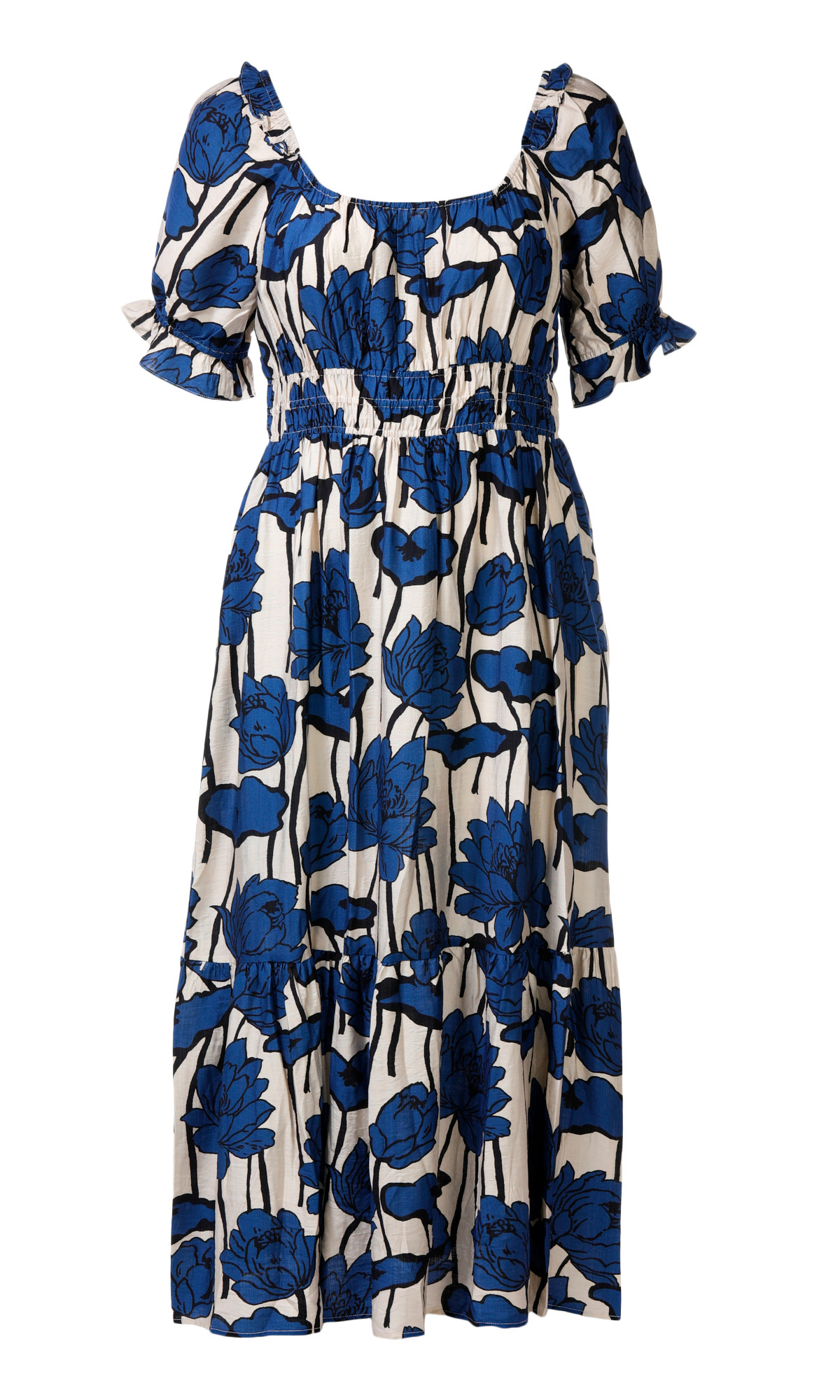 melloday dress Casual Midi By In Floral Print, Size: Xs – Clothes Mentor Cordova TN #245 line silhouette MELLODAY Leaf Print Gathered Neck