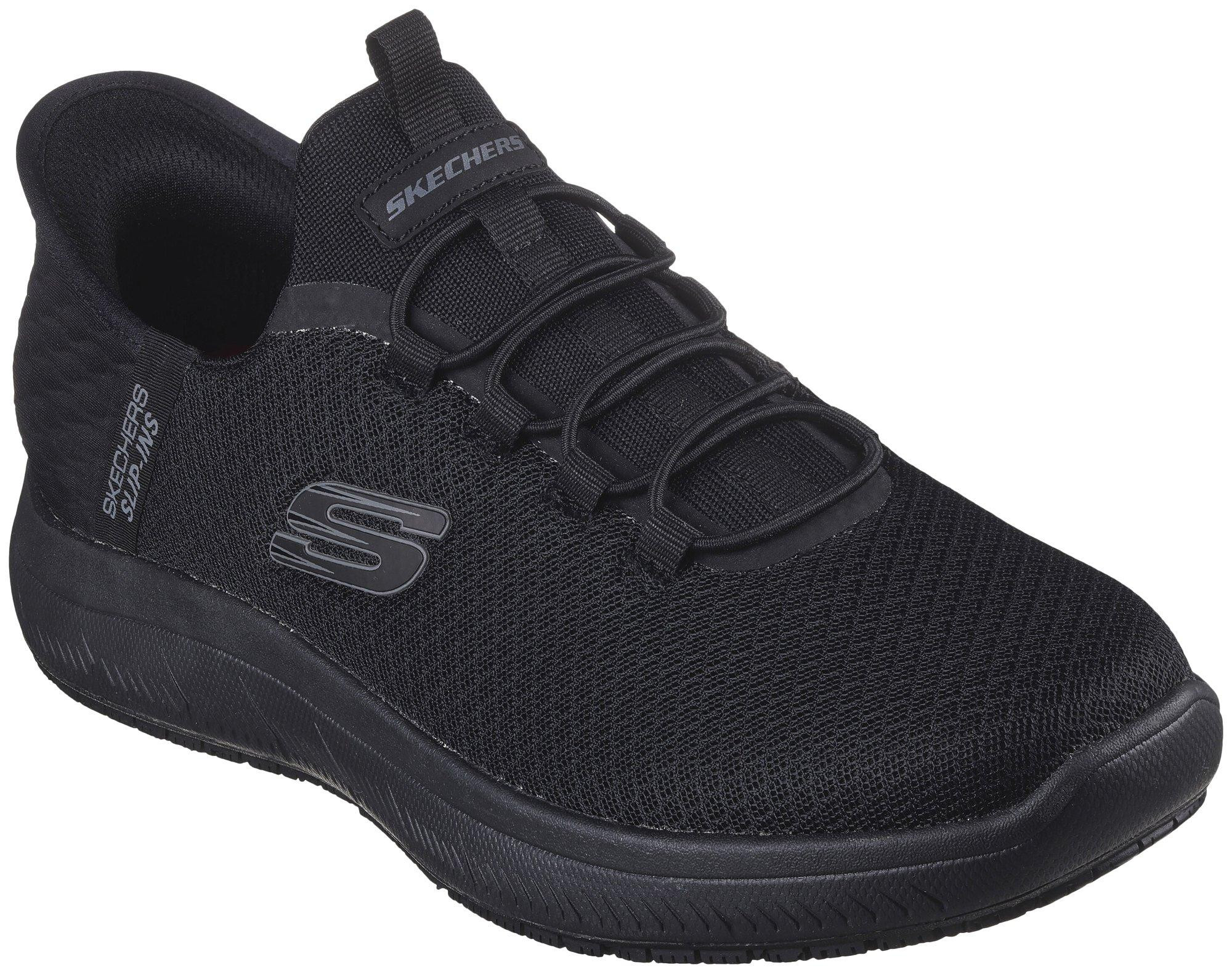 Buy Skechers, Skechers Mens Slip-ins Colsin SR Wide Work Shoes