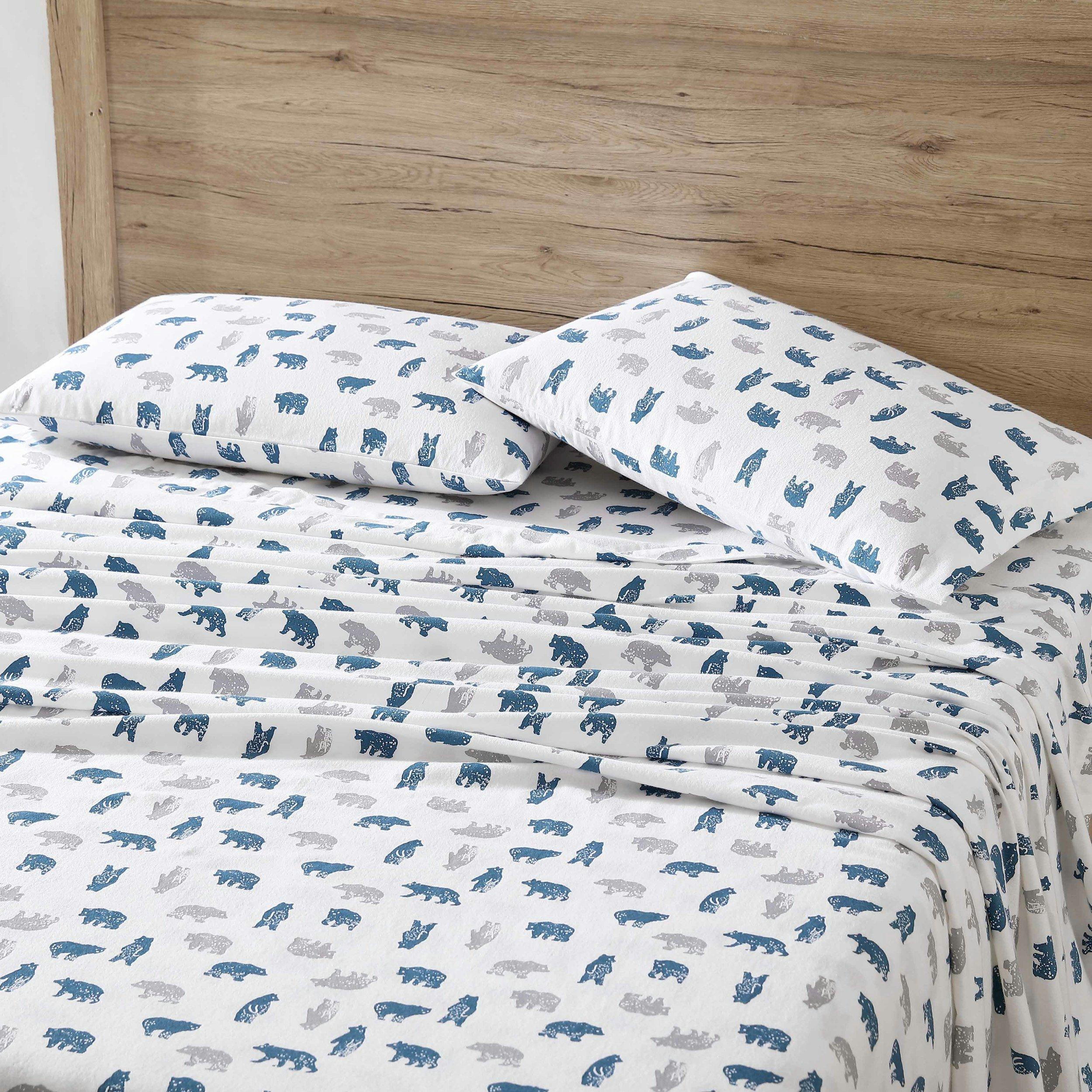 Buy Eddie Bauer, Eddie Bauer Bear Mountain Cotton Flannel Sheet