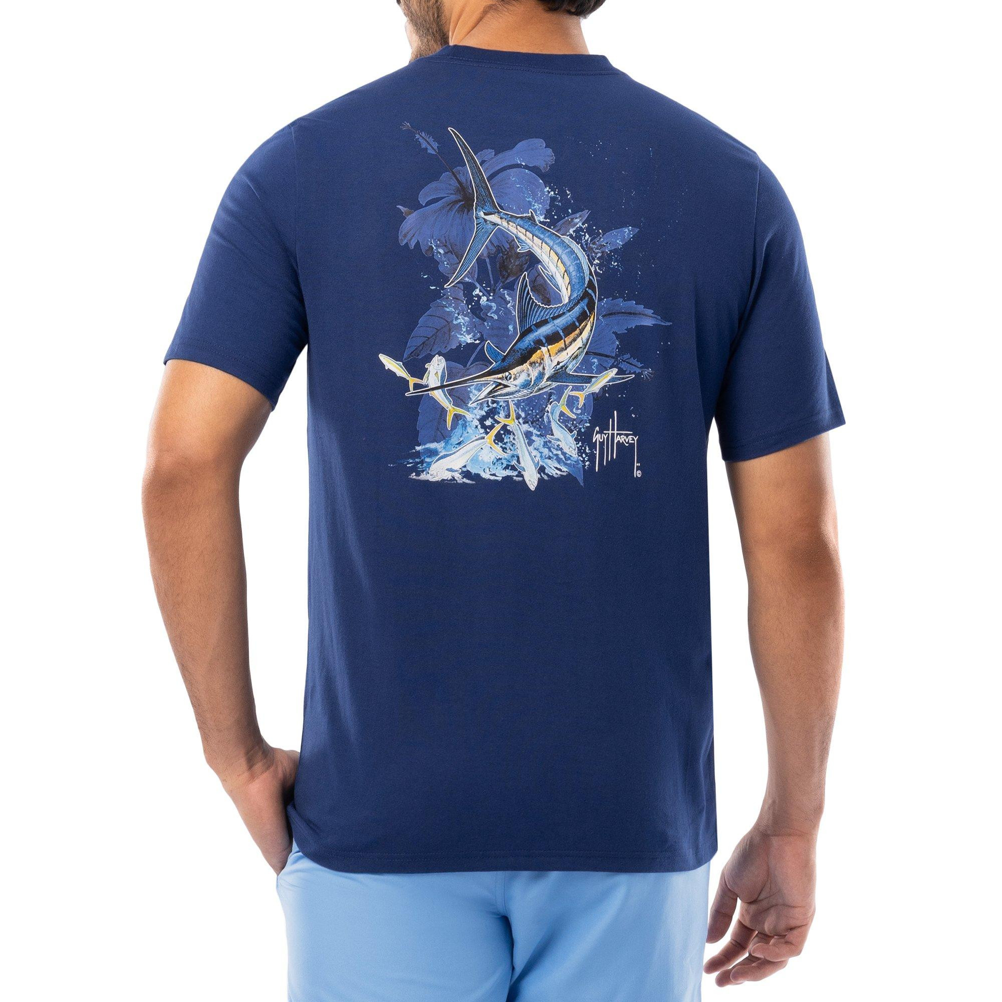 Guy Harvey Mens Feeding Time Pocket Short Sleeve T-Shirt Bealls