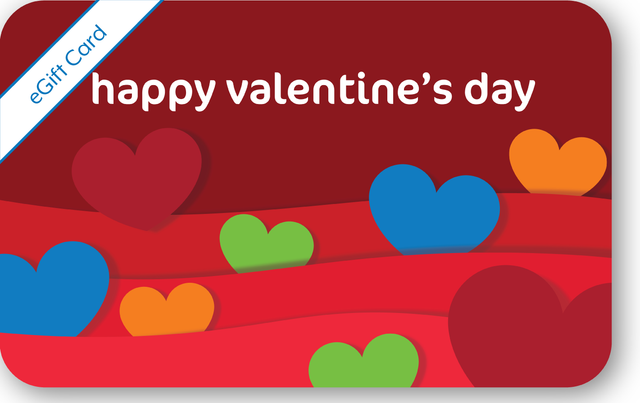 Hearts Happy Valentine's Day eGift Card