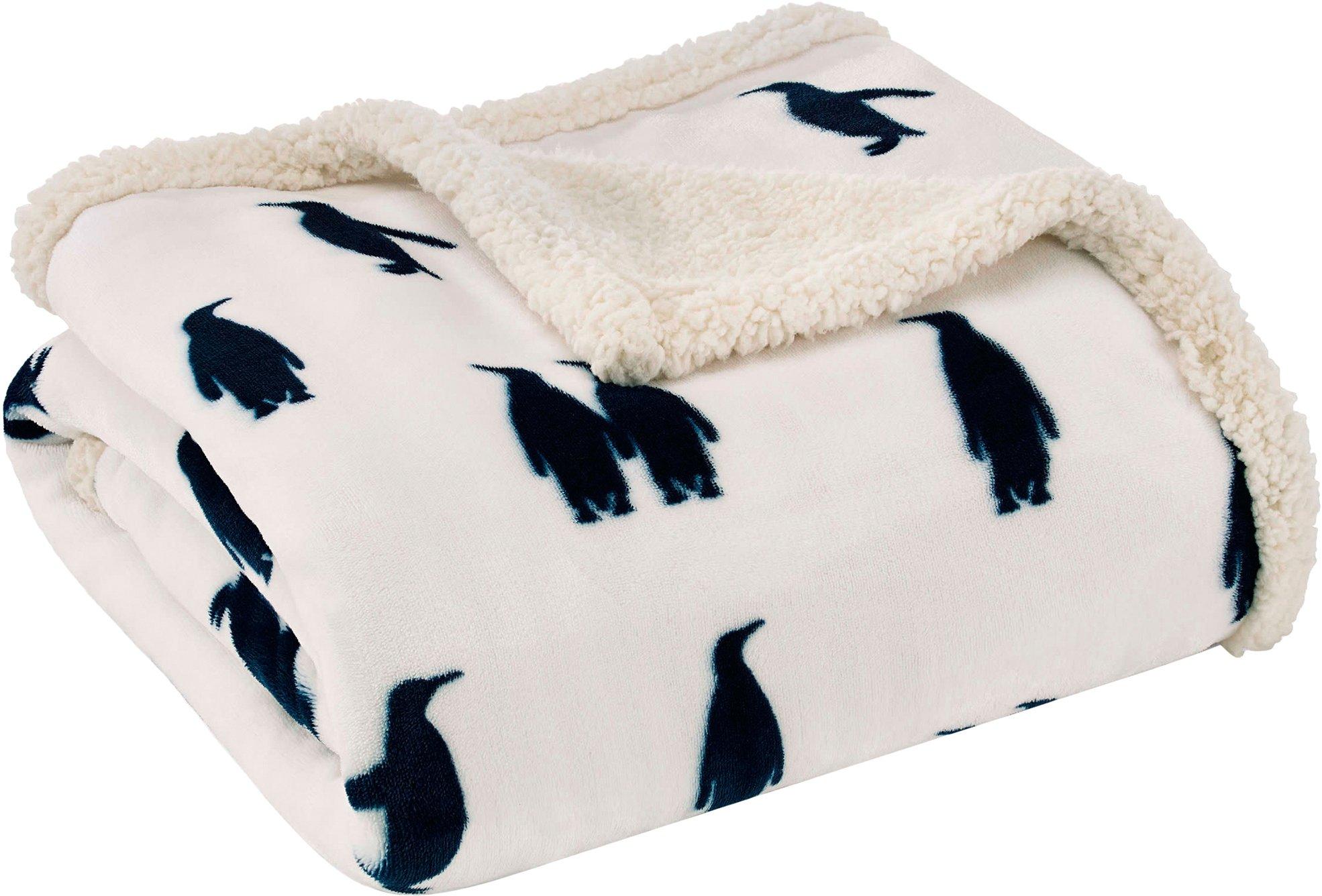 Photos - Other Decoration Eddie Bauer Emperor Penguin Throw Blanket 