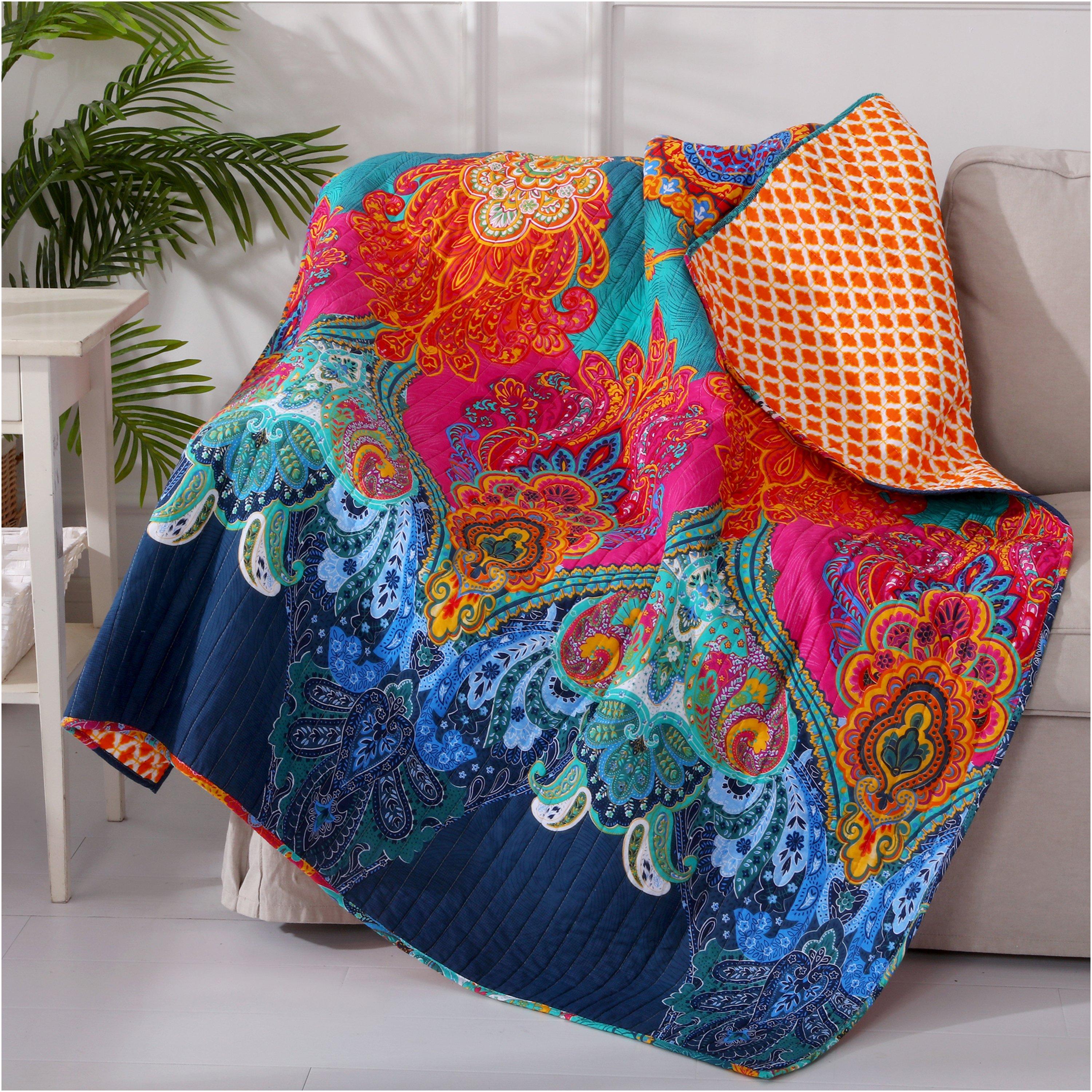 Photos - Other Decoration Levtex Home Mackenzie Reversible Quilted Throw