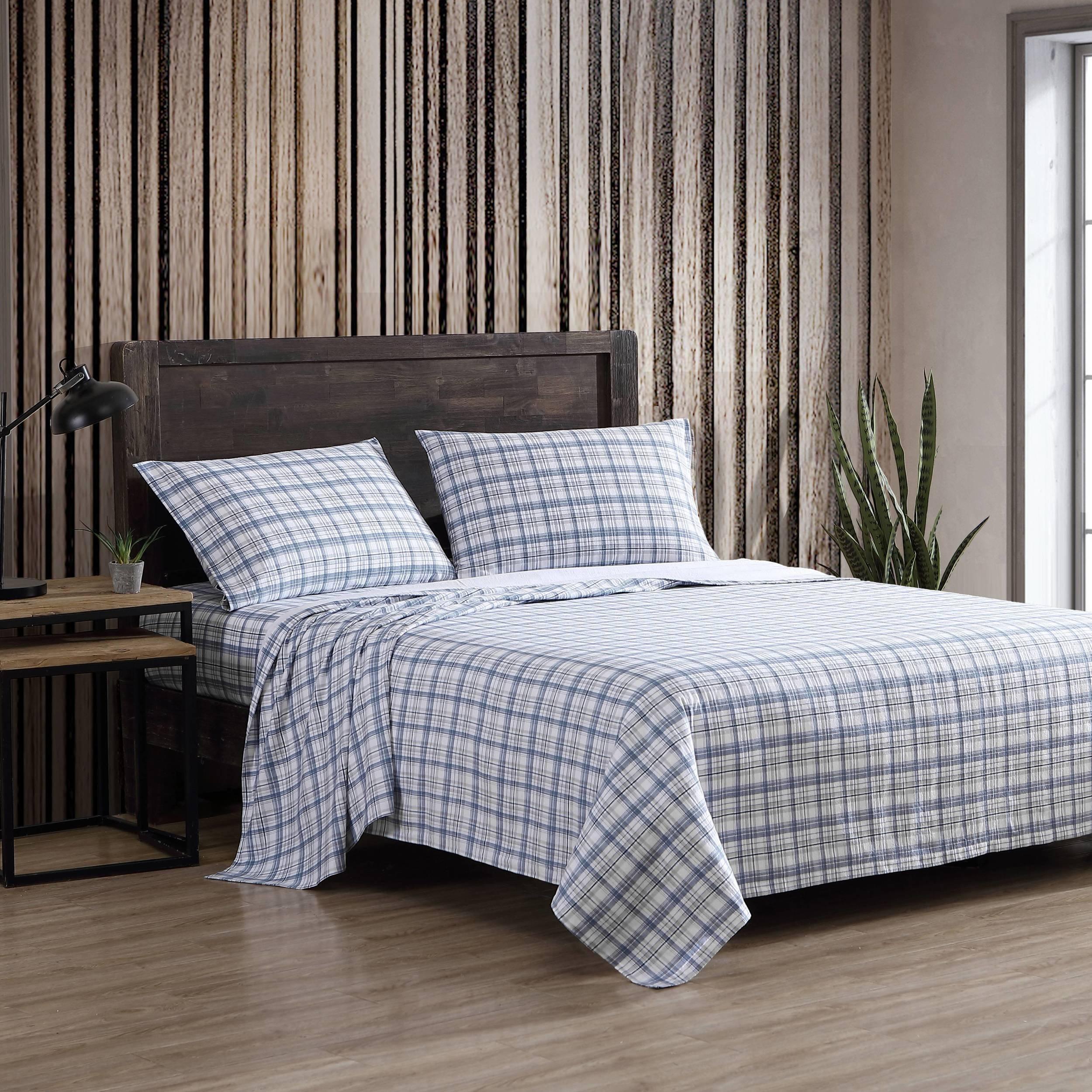 Eddie Bauer Beacon Hill Cotton Flannel Sheet Set