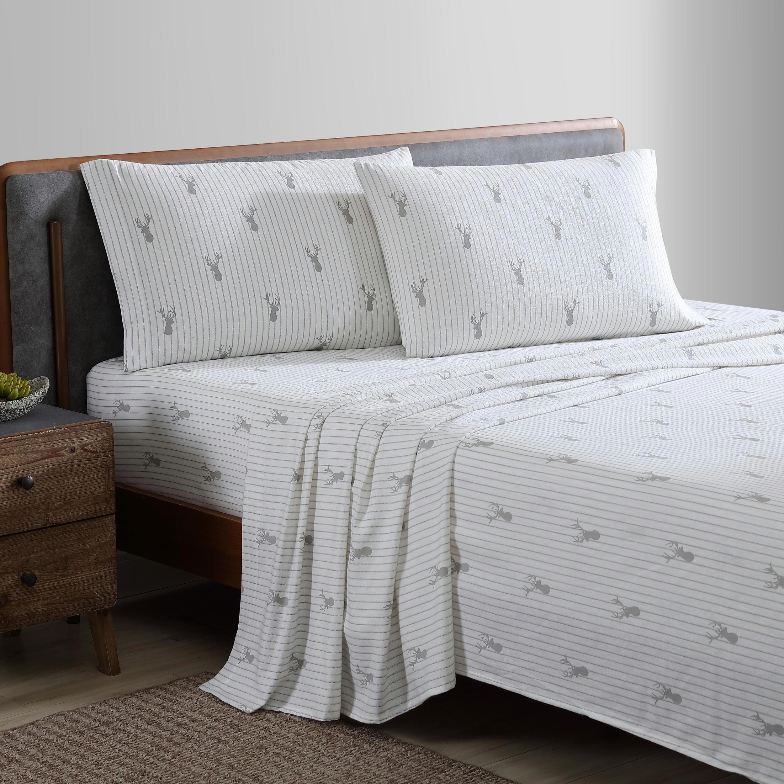 Eddie Bauer Deer Lodge Cotton Flannel Sheet Set