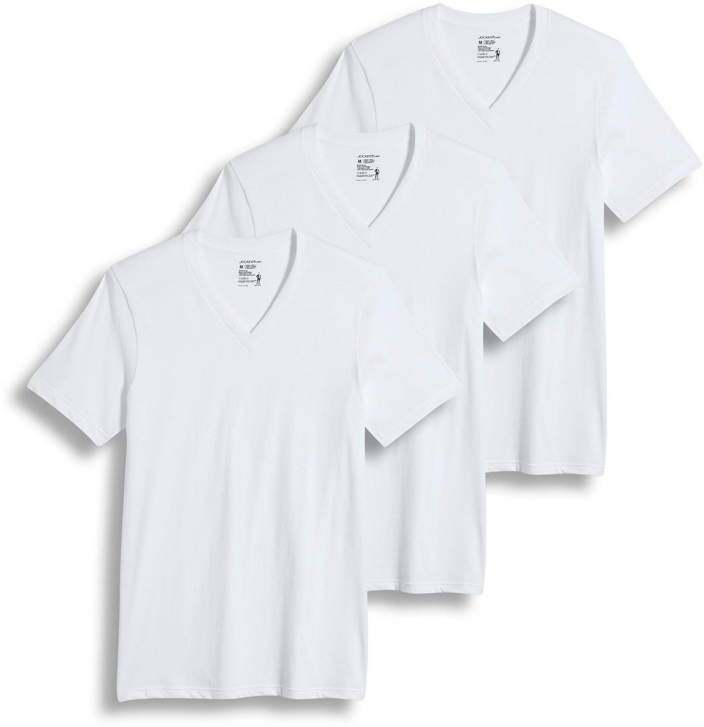 Jockey Mens Classics 3-pk. V-Neck T-Shirts