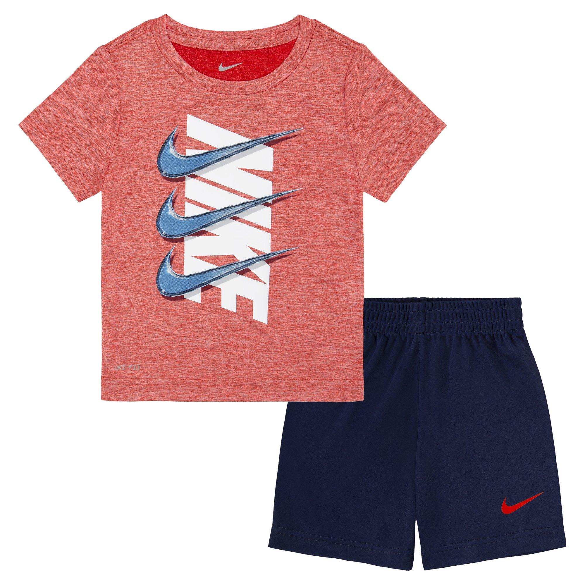 Nike Toddler Boys 2-pc. Multi Swish Sport Shorts Set