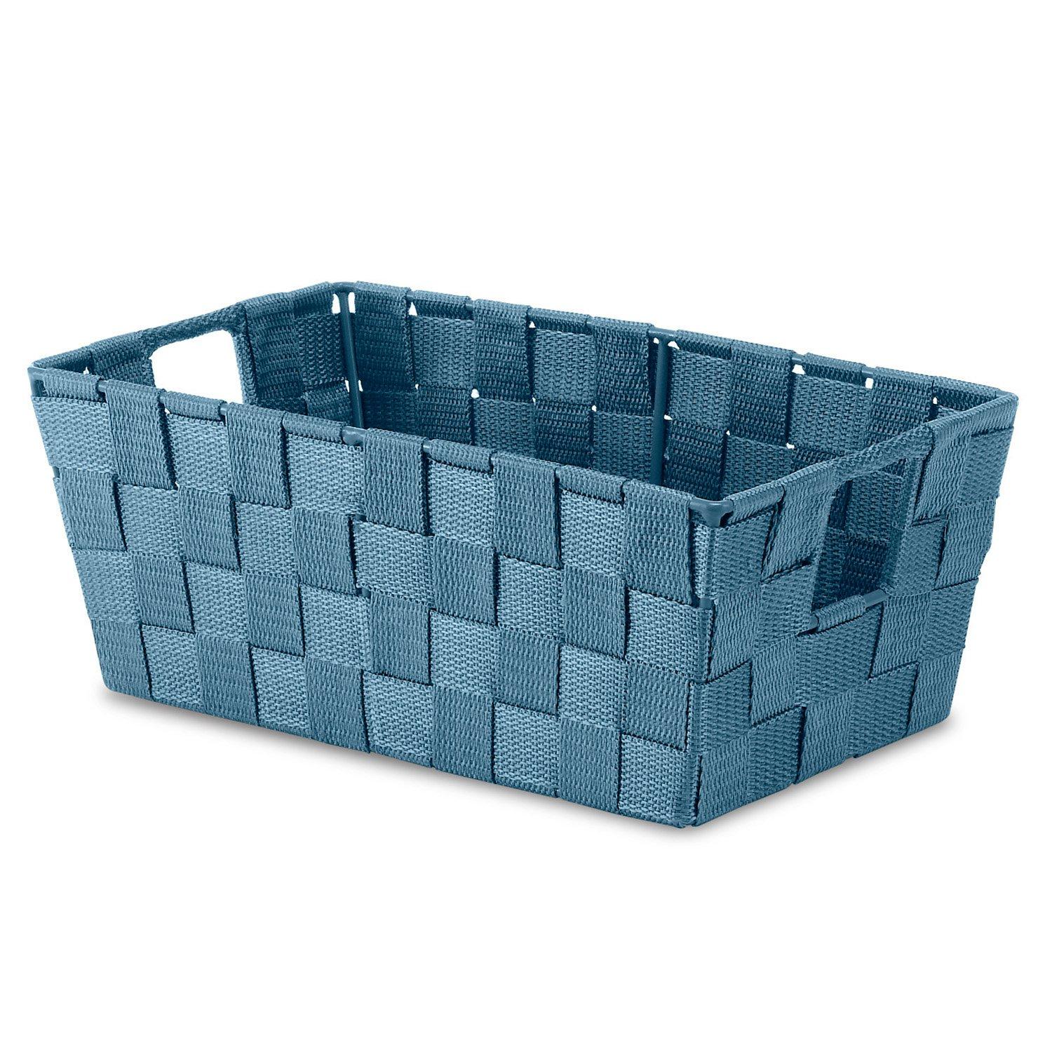Whitmor Woven Strap Wire Small Shelf Tote