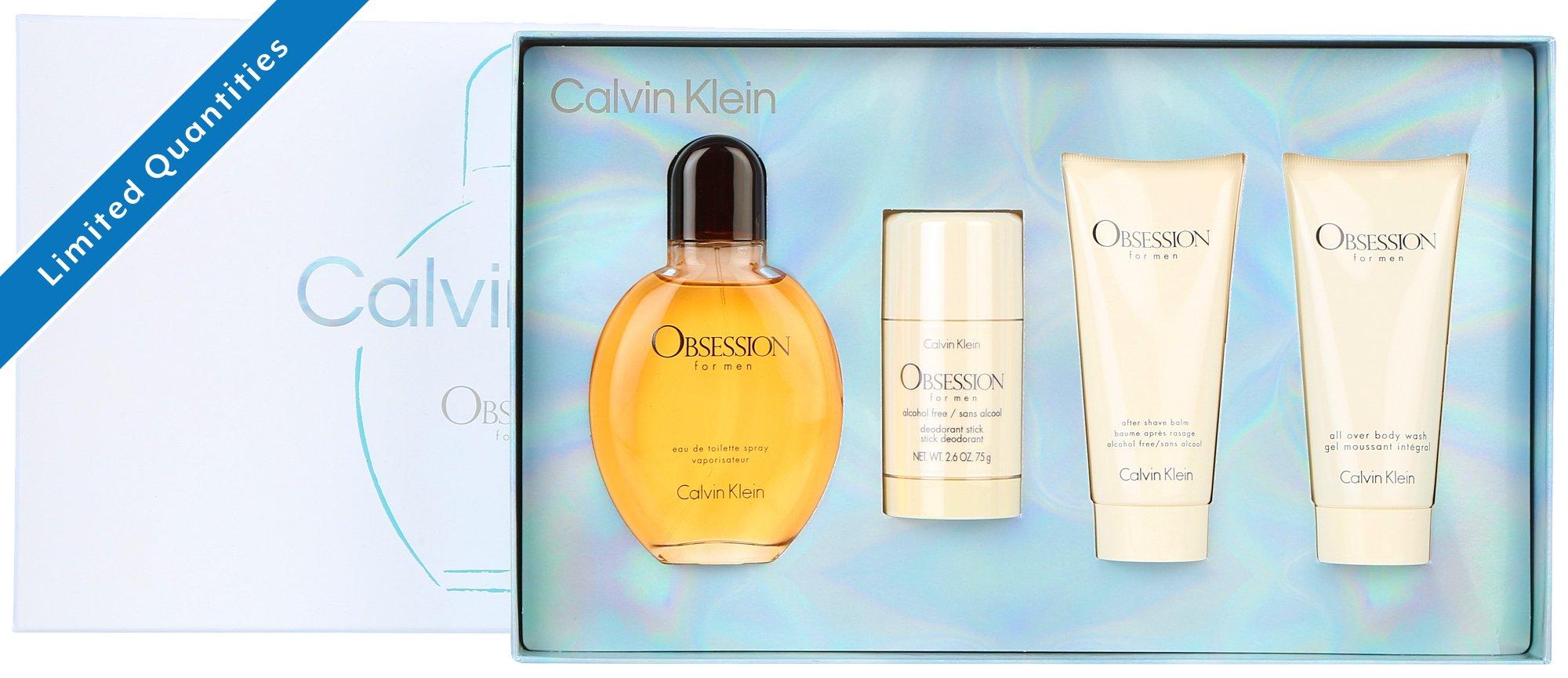 Calvin Klein 4 Pc Obsession for Men Gift Set
