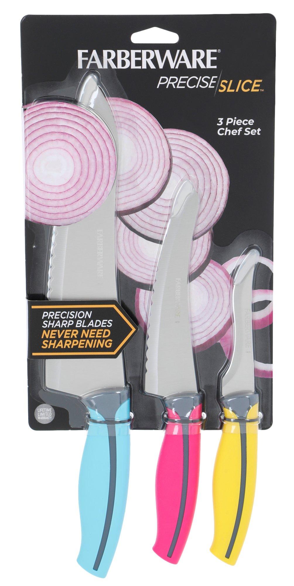 Farberware 3 Pc Chef Knife Set