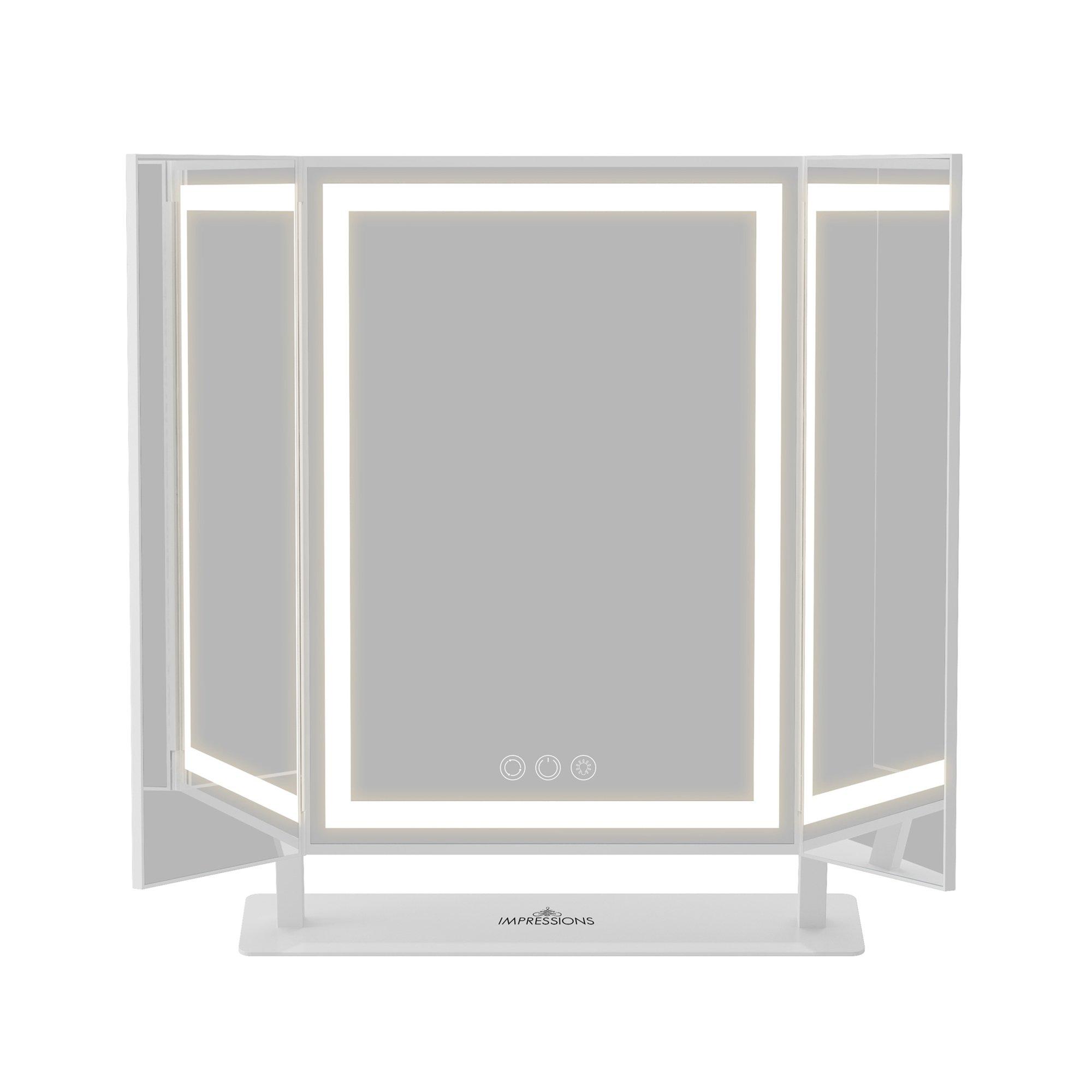 Lavish Trifold LED Tri-Tone Makeup Mirror