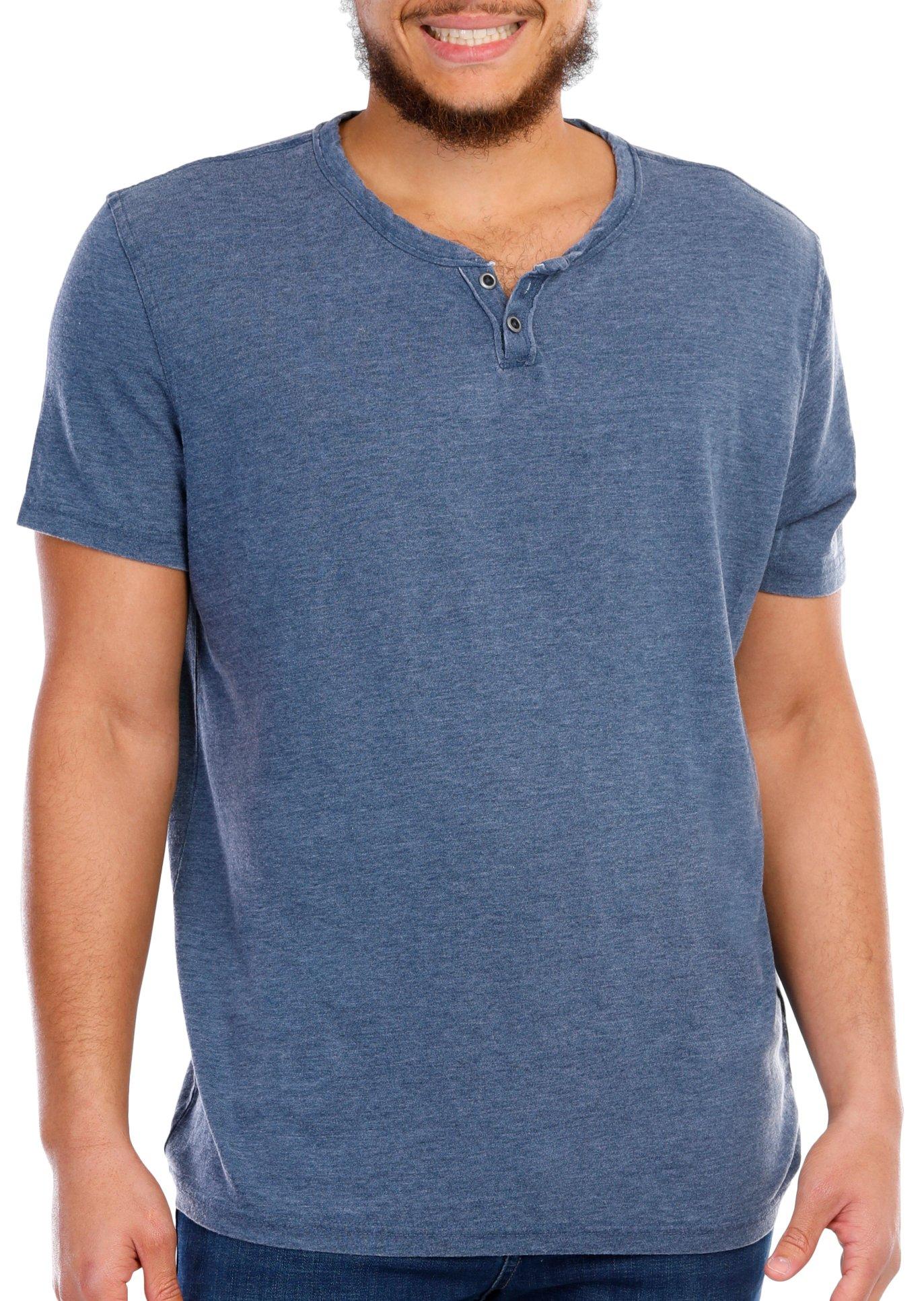 Lucky Brand Men's Short Sleeve Henley Top