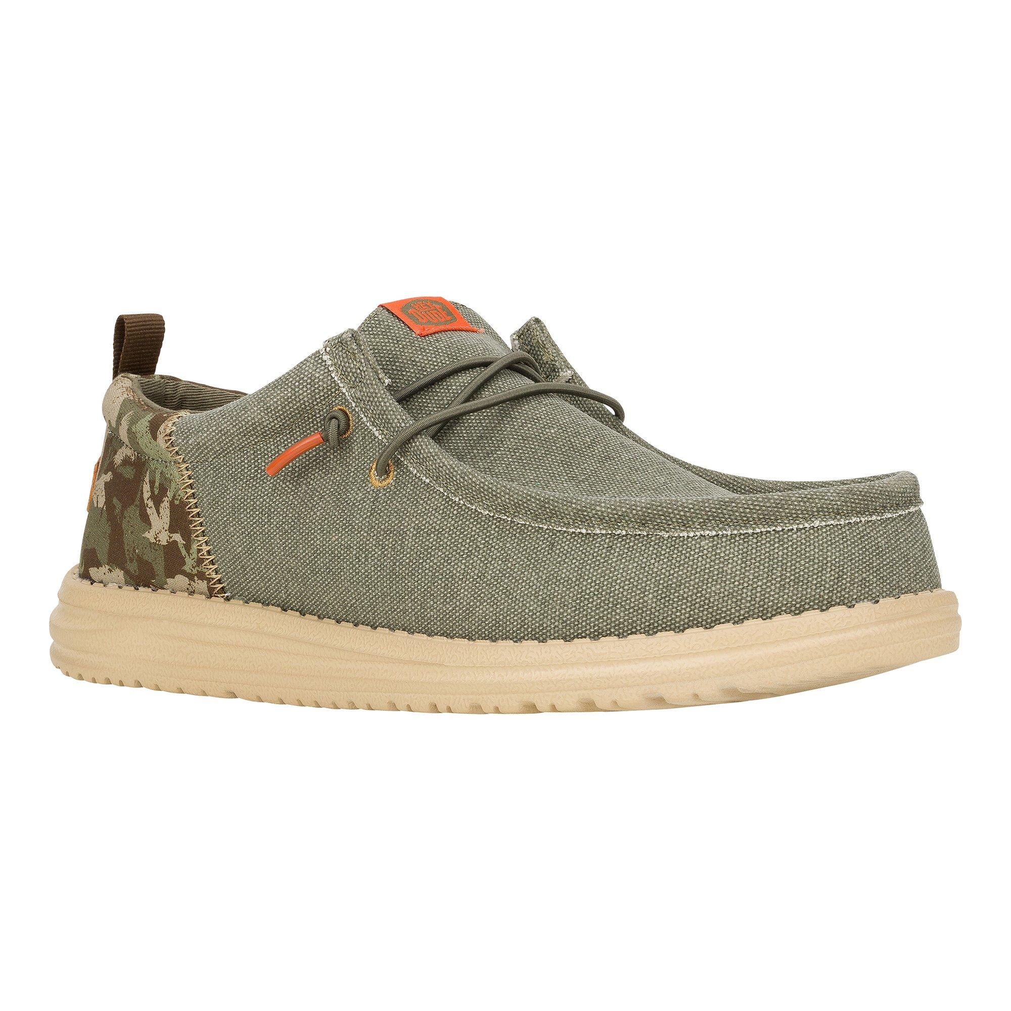 Hey Dude Mens Wally Fox Hunt Camo Slip On Shoe