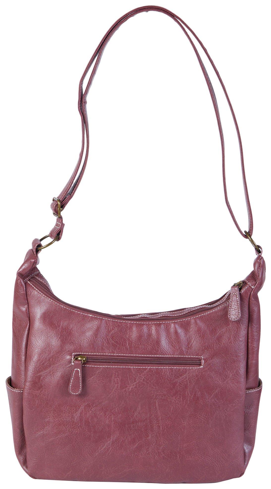 Stone Mountain Bonded Leather Laredo Kylie Hobo Bag