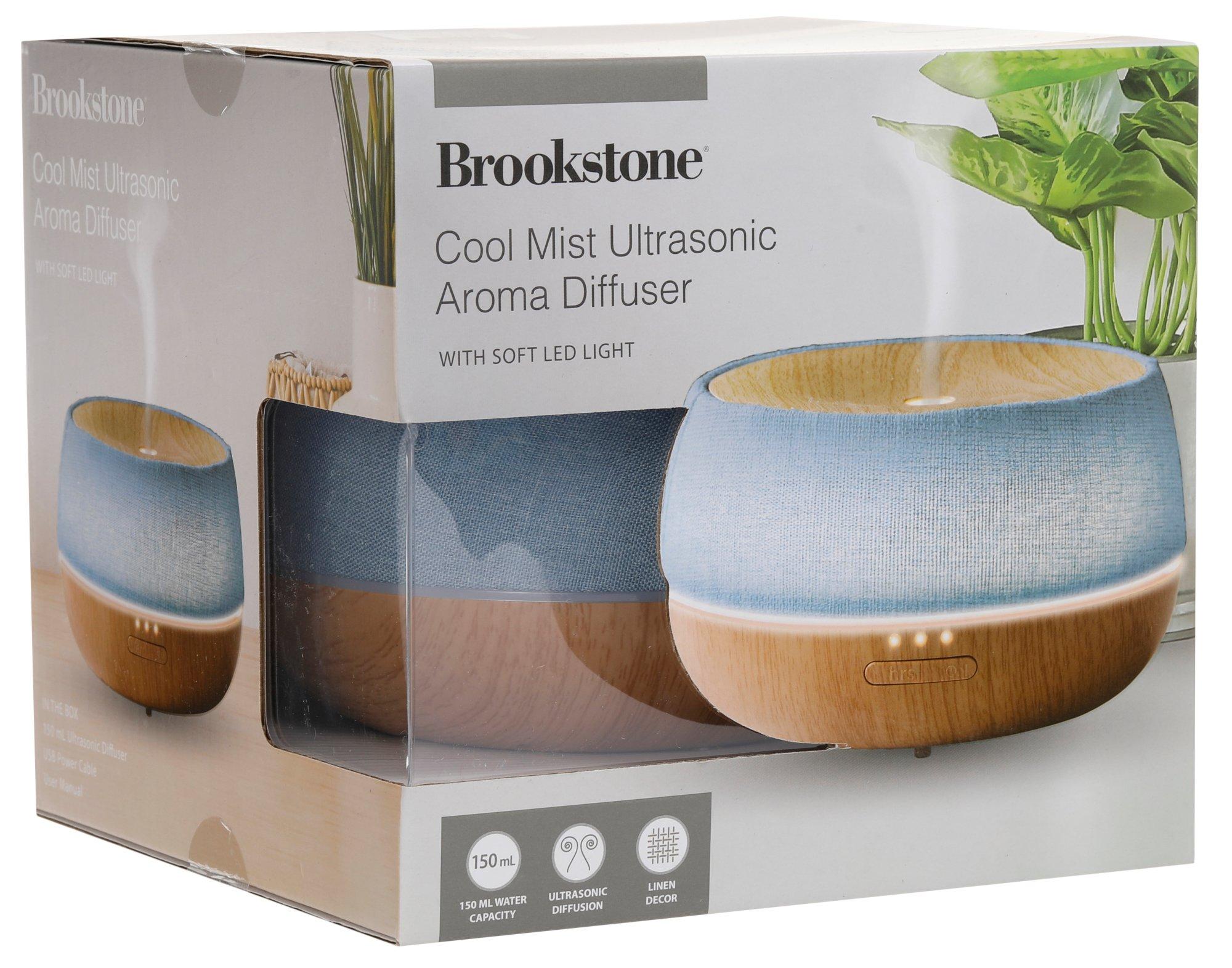 Brookstone Cool Mist Ultrasonic Aroma Diffuser