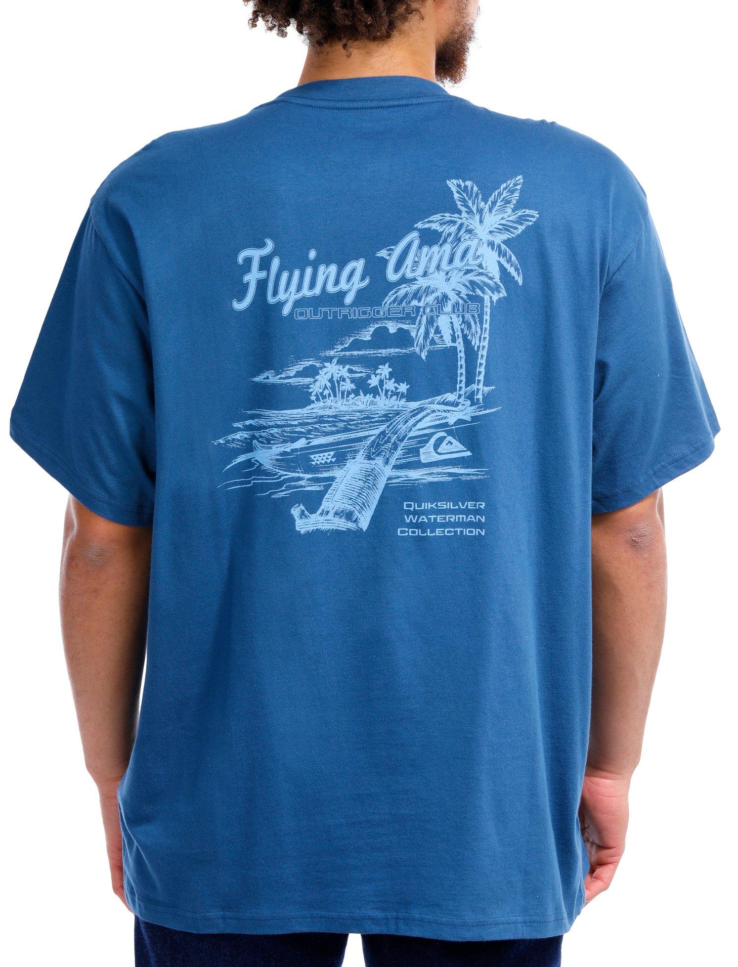 Quiksilver Watermen Mens Graphic Short Sleeve T-Shirt