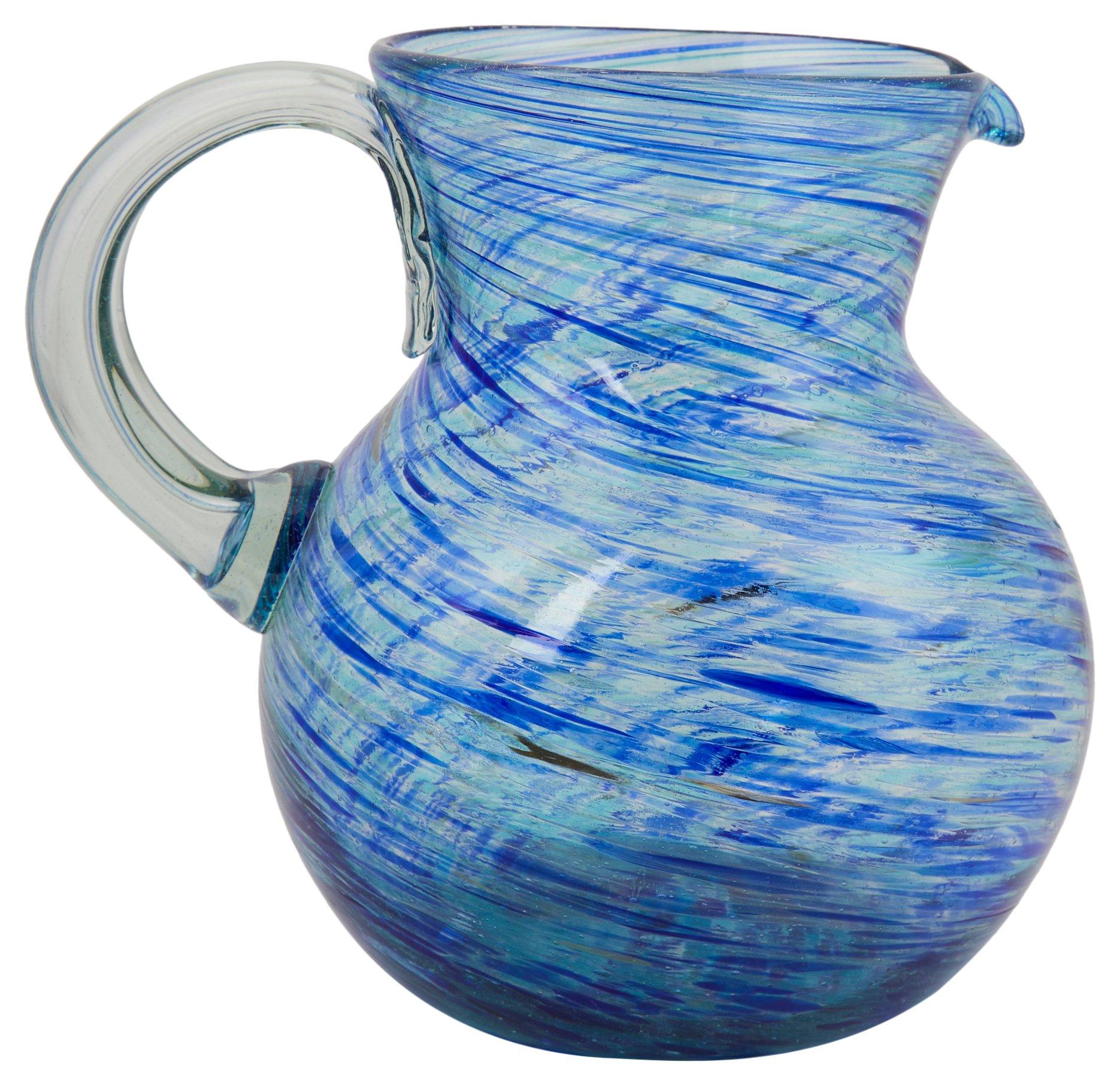 10 Strawberry Street 8 in Swirl Glass Pitcher