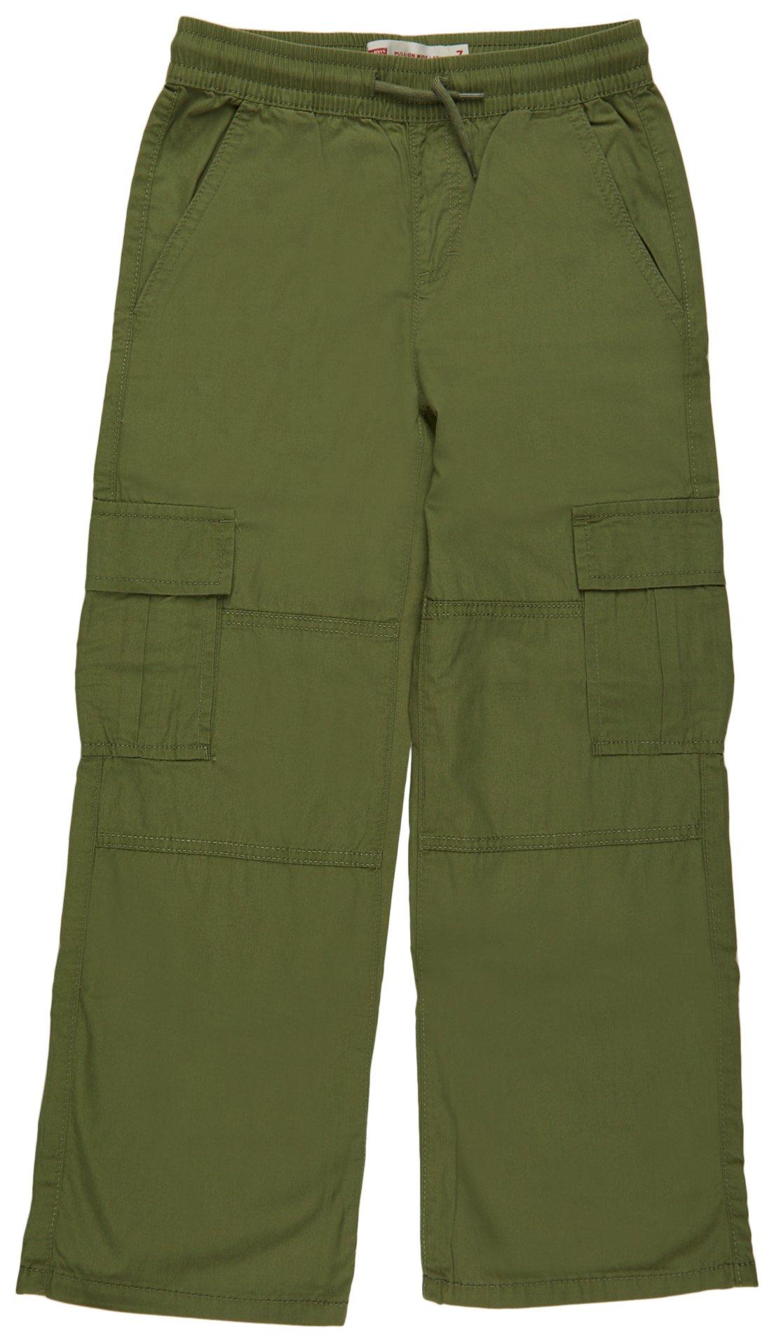 Levi's Big Girls Wide Leg Poplin Cargo Pants