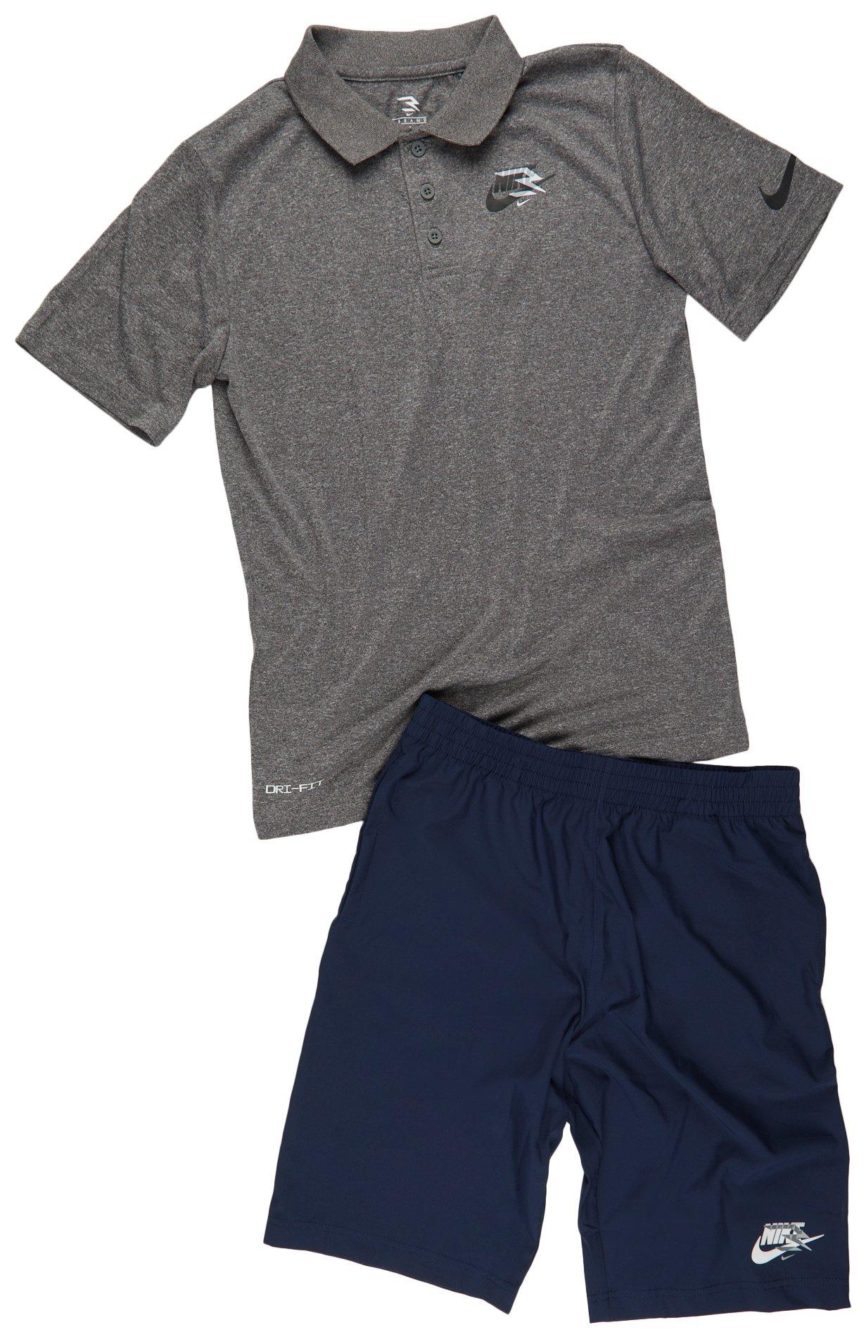 3 Brand Big Boys Active 2 Pc Shorts Set