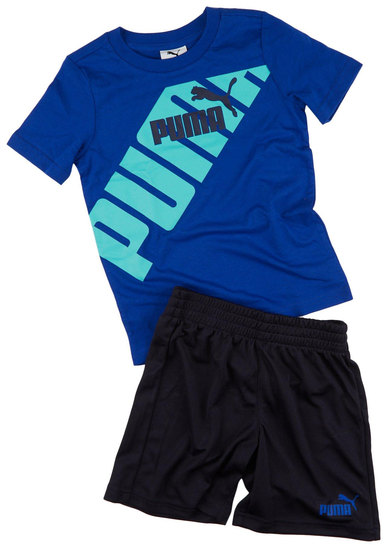 Puma Little Boys Active 2 Pc Shorts Set