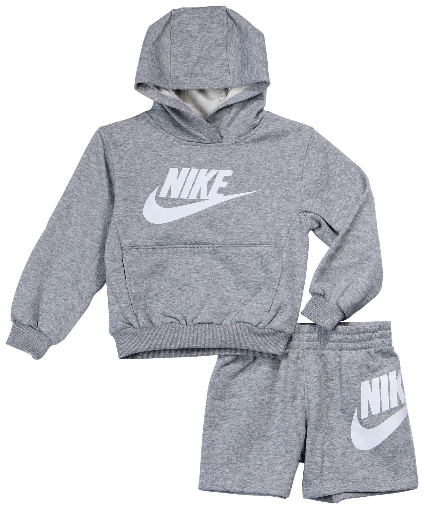 Nike Big Boys 2 pc Hoodie and Short Set
