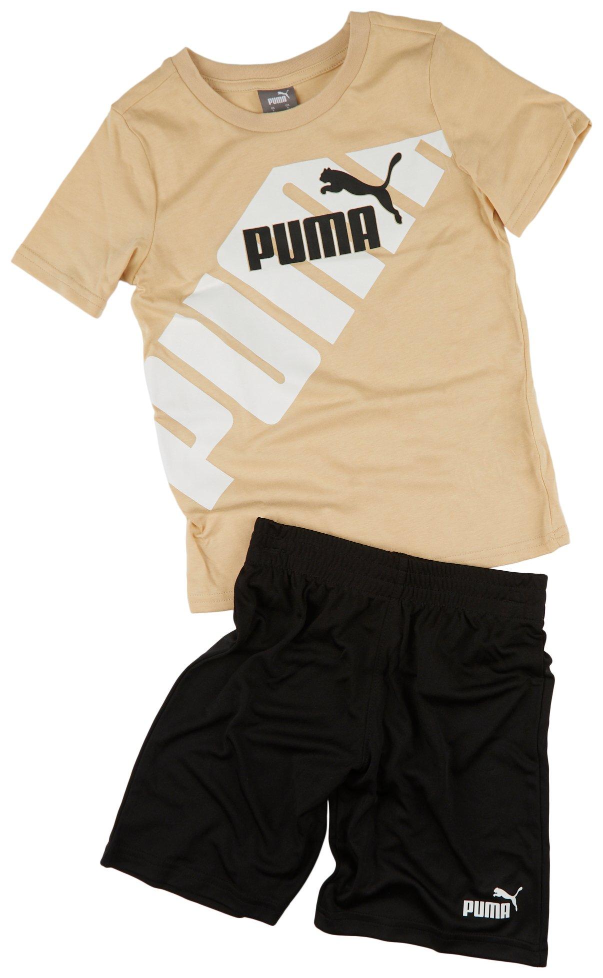 Puma Little Boys Active 2 Pc Shorts Set
