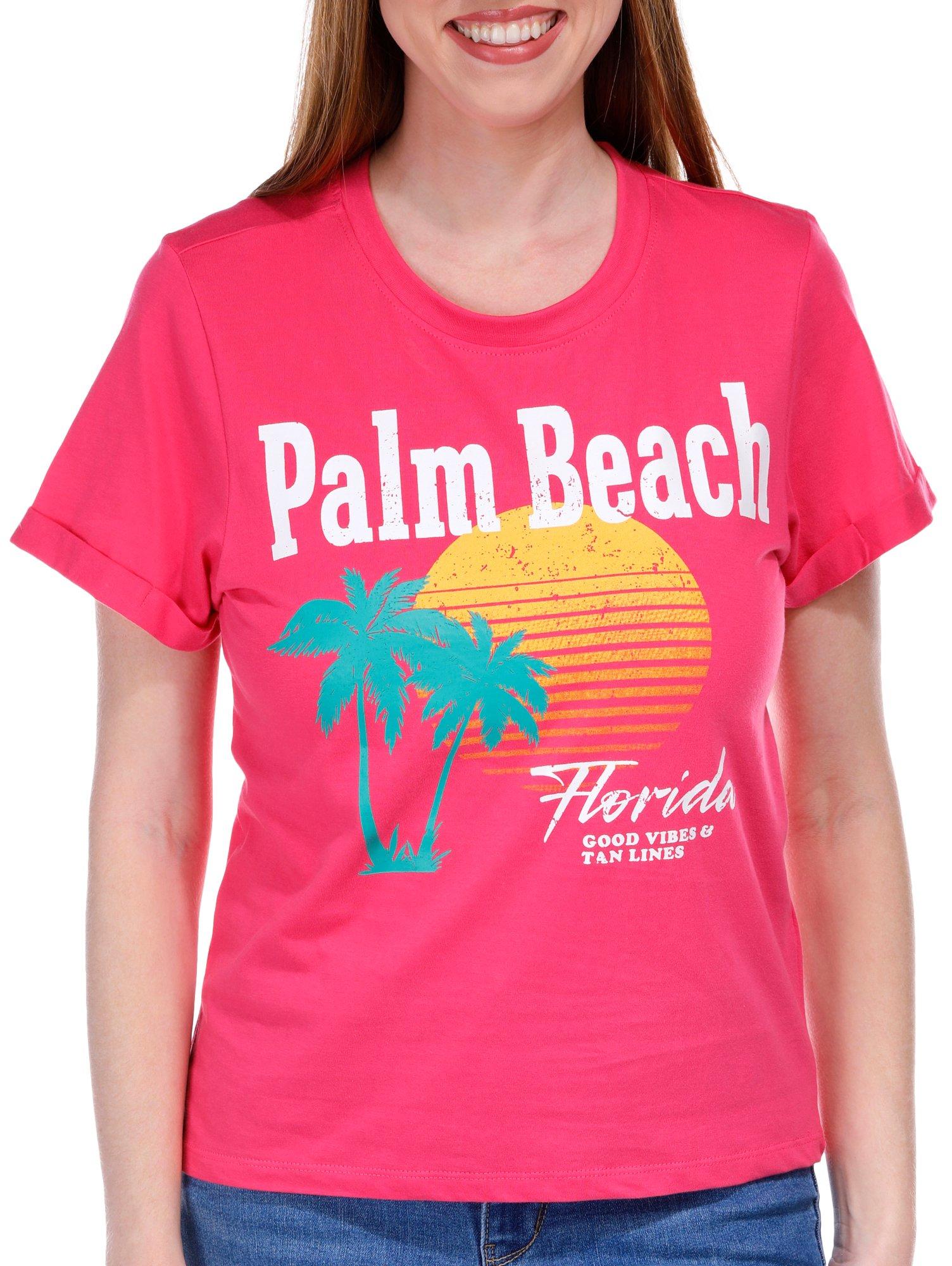 Coastal Dreamer Juniors Palm Beach Graphic Tee