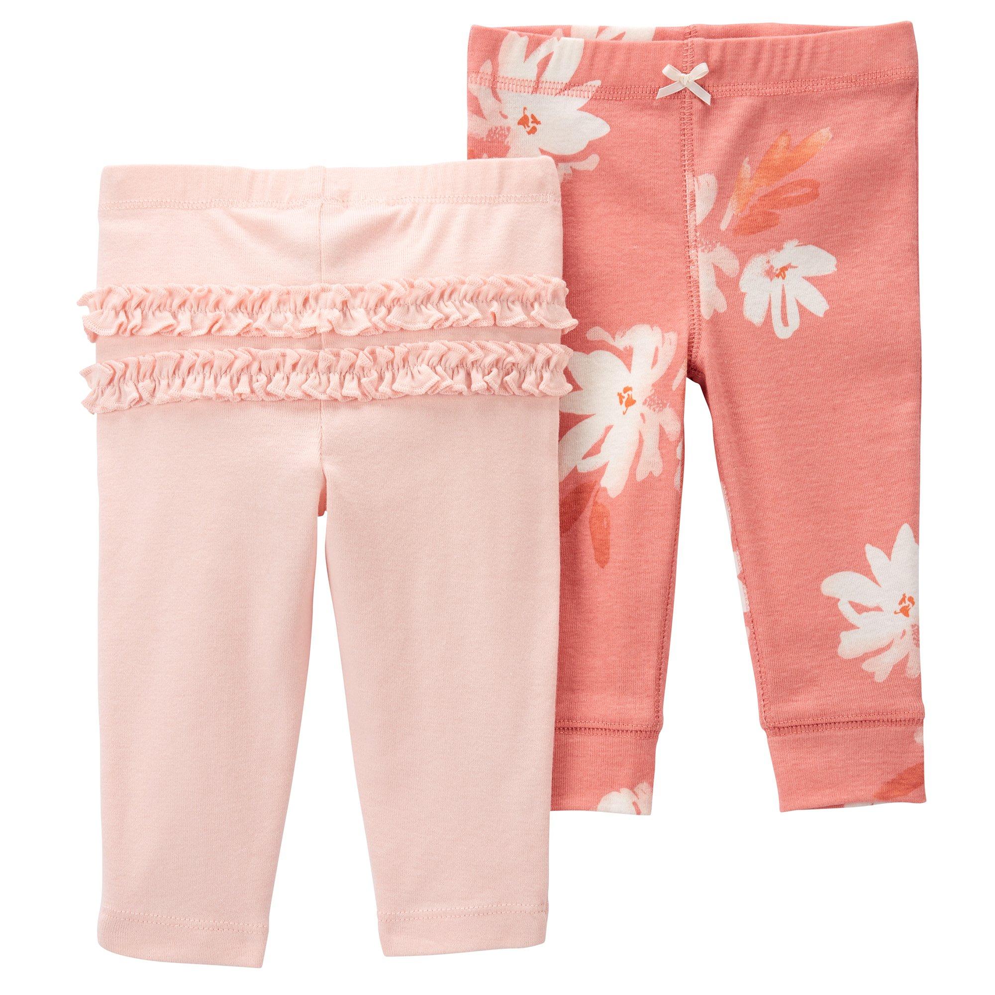 Carters Baby Girl 2-Pack Pull-On Pants