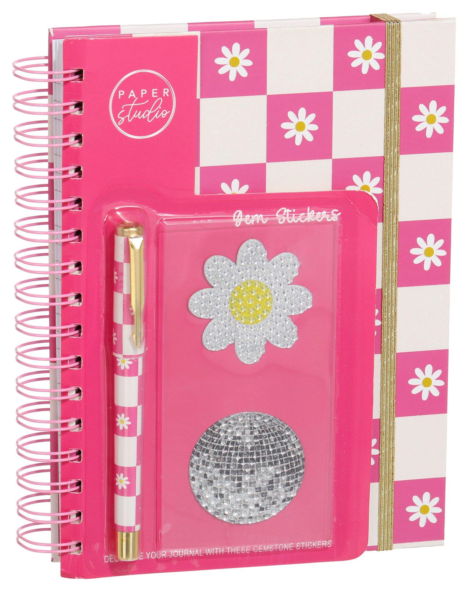 Paper Studio Daisy Journal Set