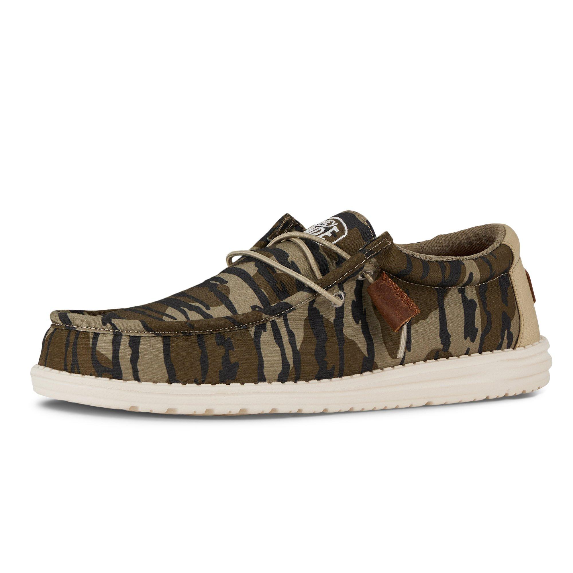 Hey Dude Mens Wally Mossy Oak Canvas Shoes