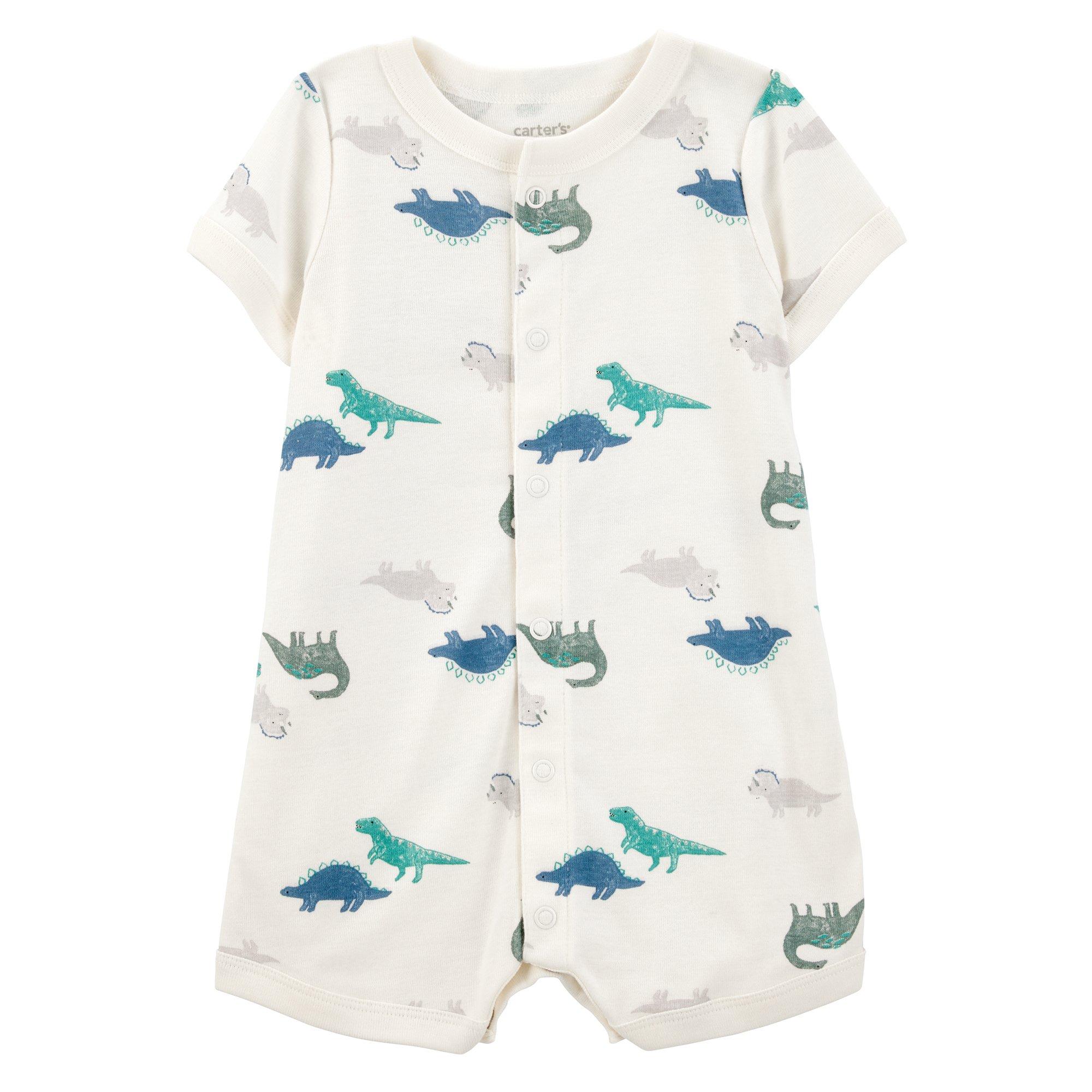 Carters Baby Boy Dinosaur Short-Sleeve Romper