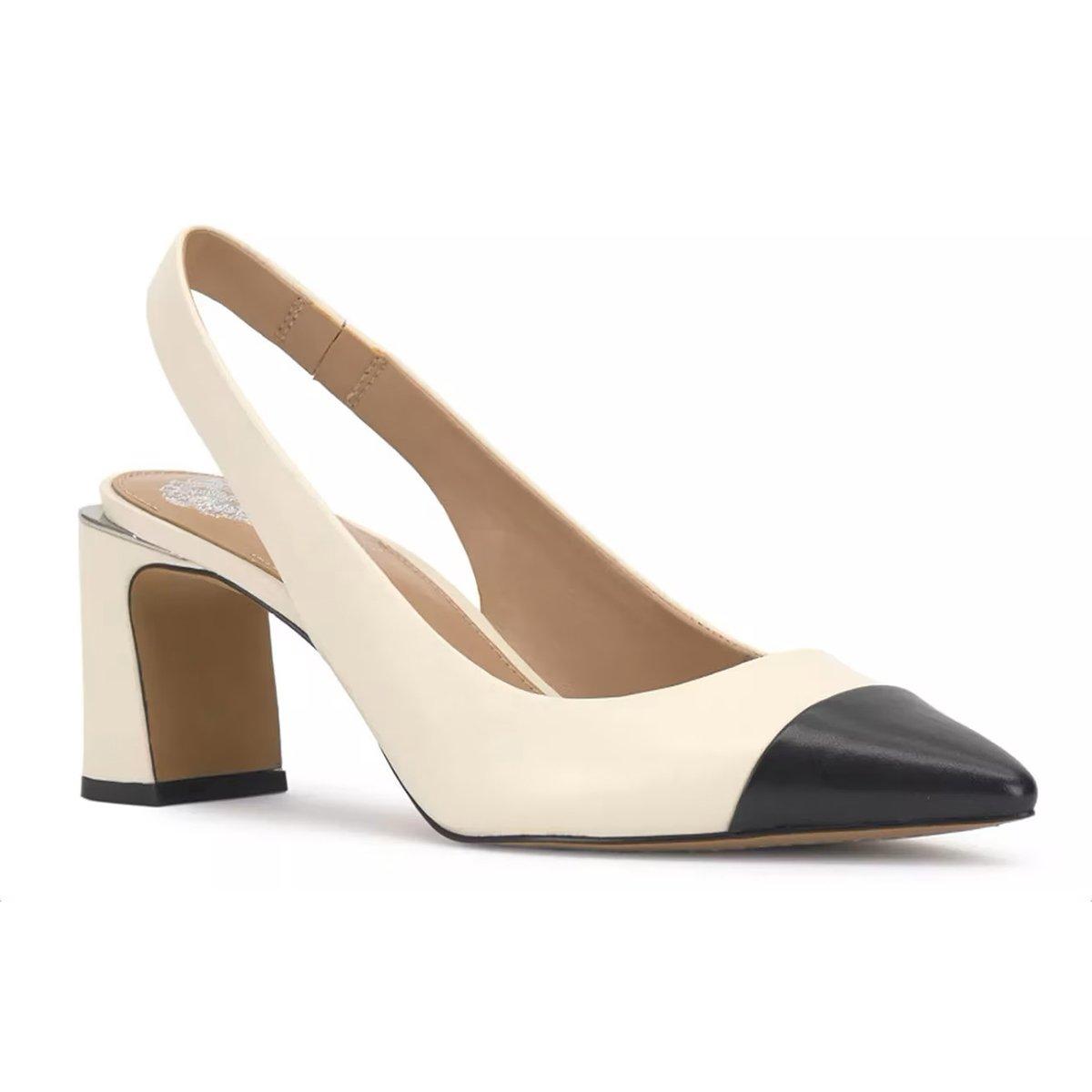 Vince Camuto Womens Hamden Pointed Toe Slingback Pumps