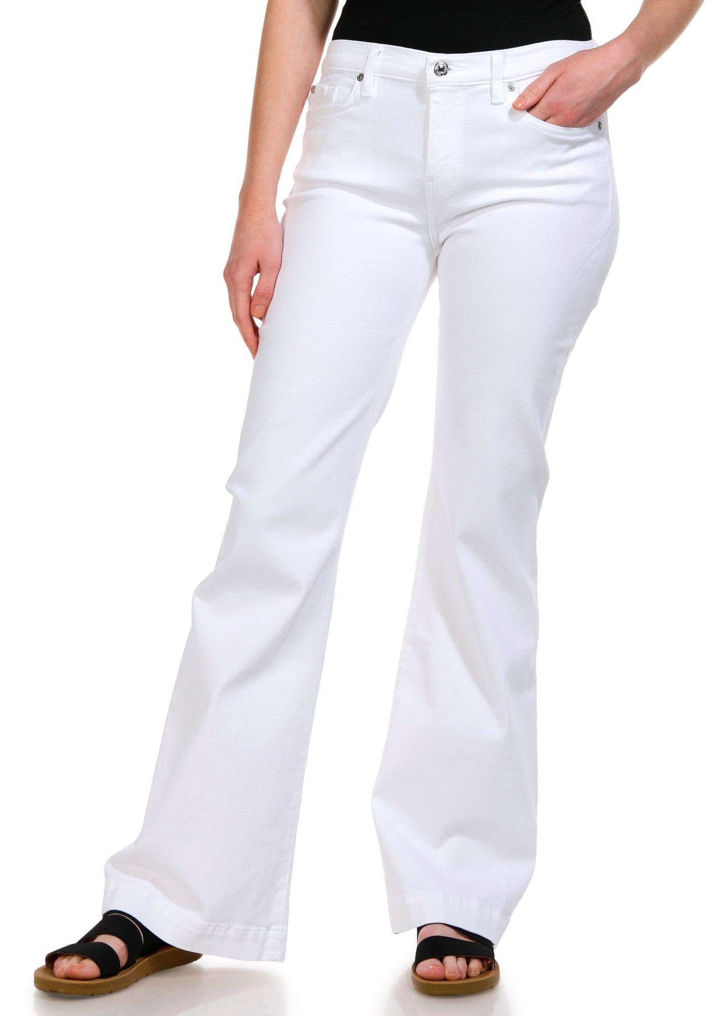 7 For All Mankind Womens Dojo Flare Jeans