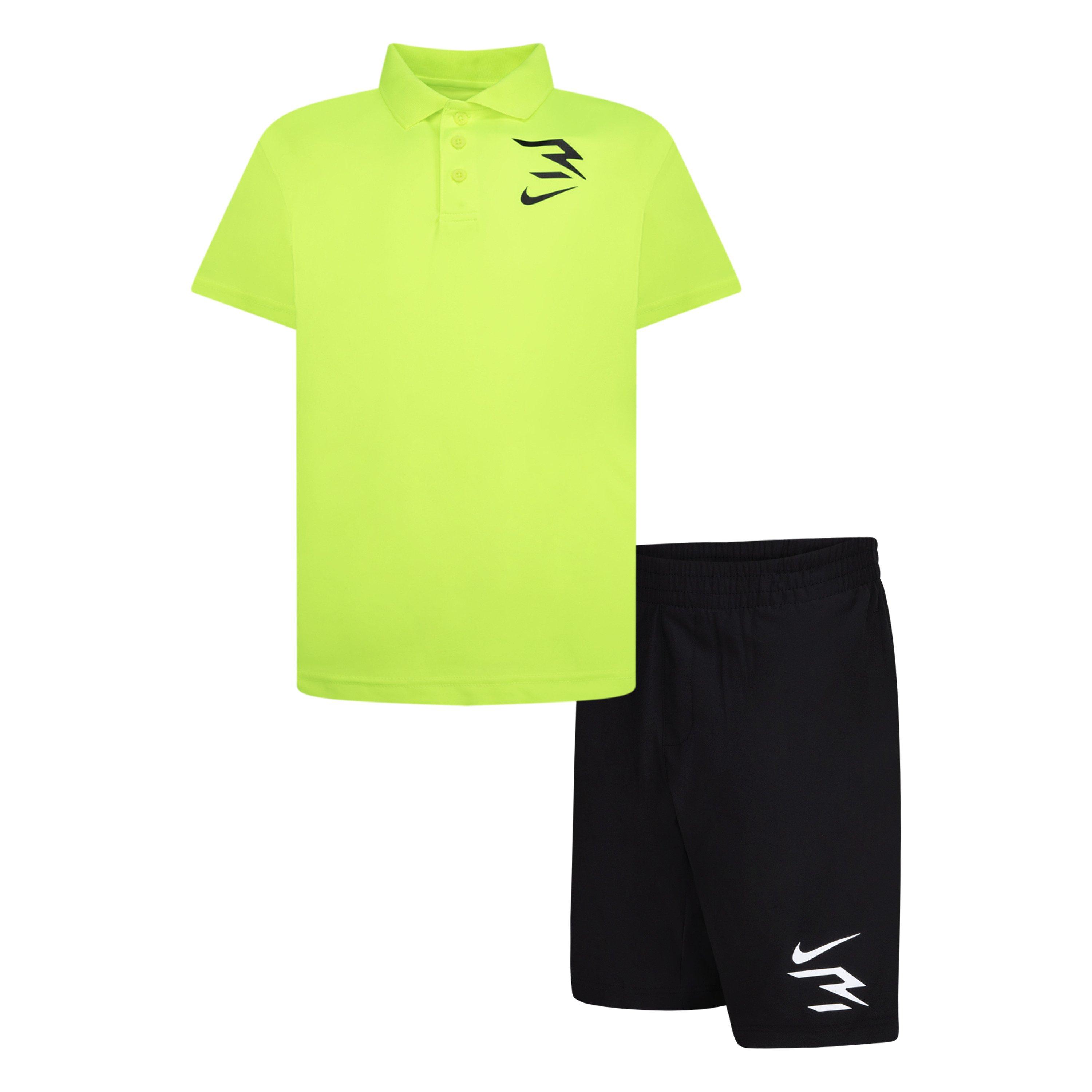 3 Brand by Nike Little Boys 2 Pc Polo + Shorts Set