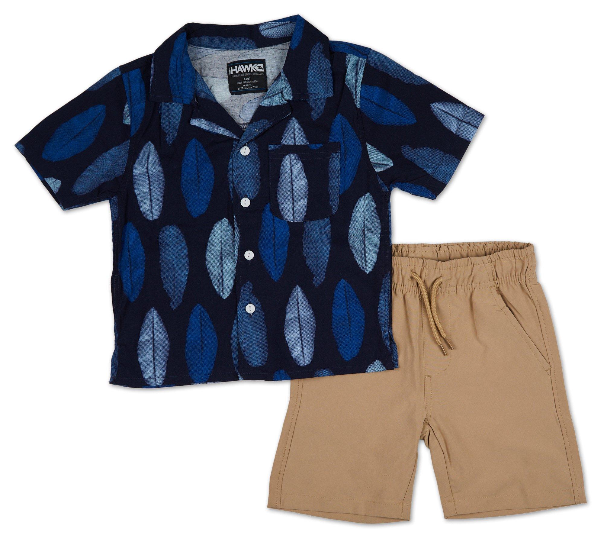 Little Boys 2 Pc Shorts Set