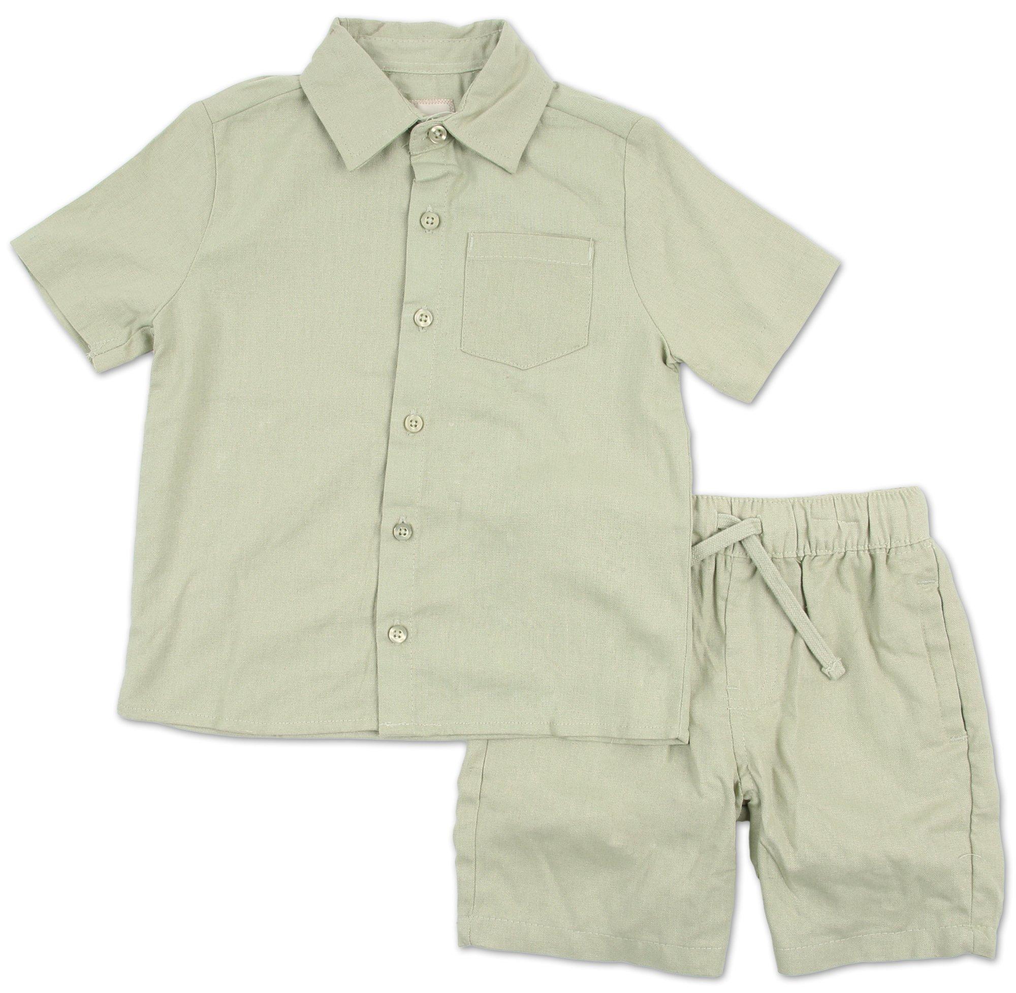 Toddler Boys 2 Pc Shorts Set
