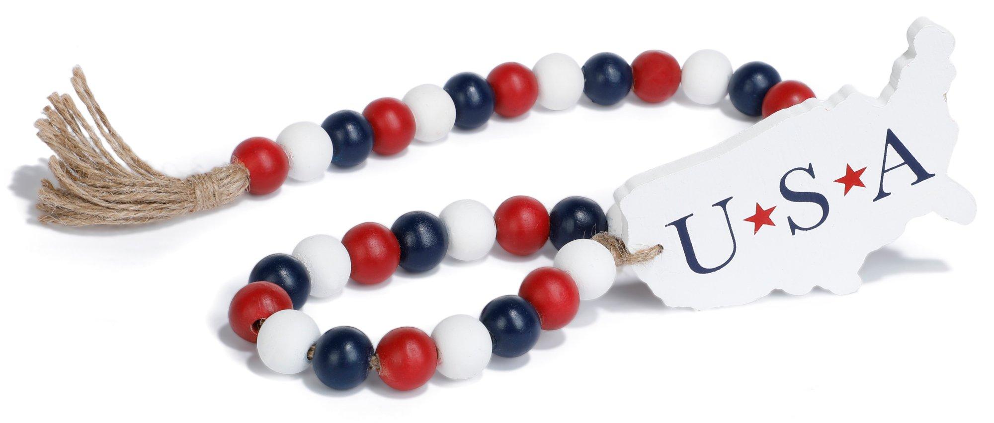 Boston International Americana USA Star Bead Decor