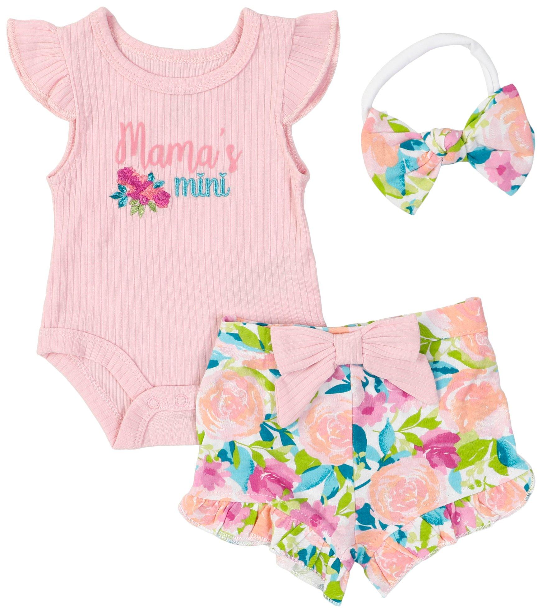 Baby Essentials Toddler Girls 3 pc Mama's Mini Set