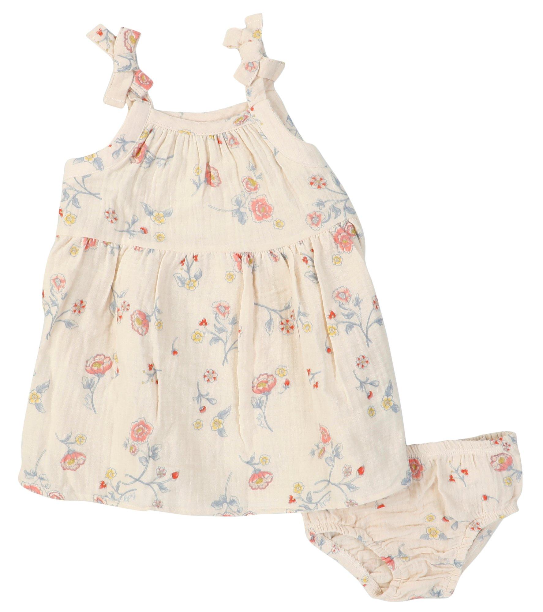 Lucky Brand Baby Girls 2 pc Dress Set