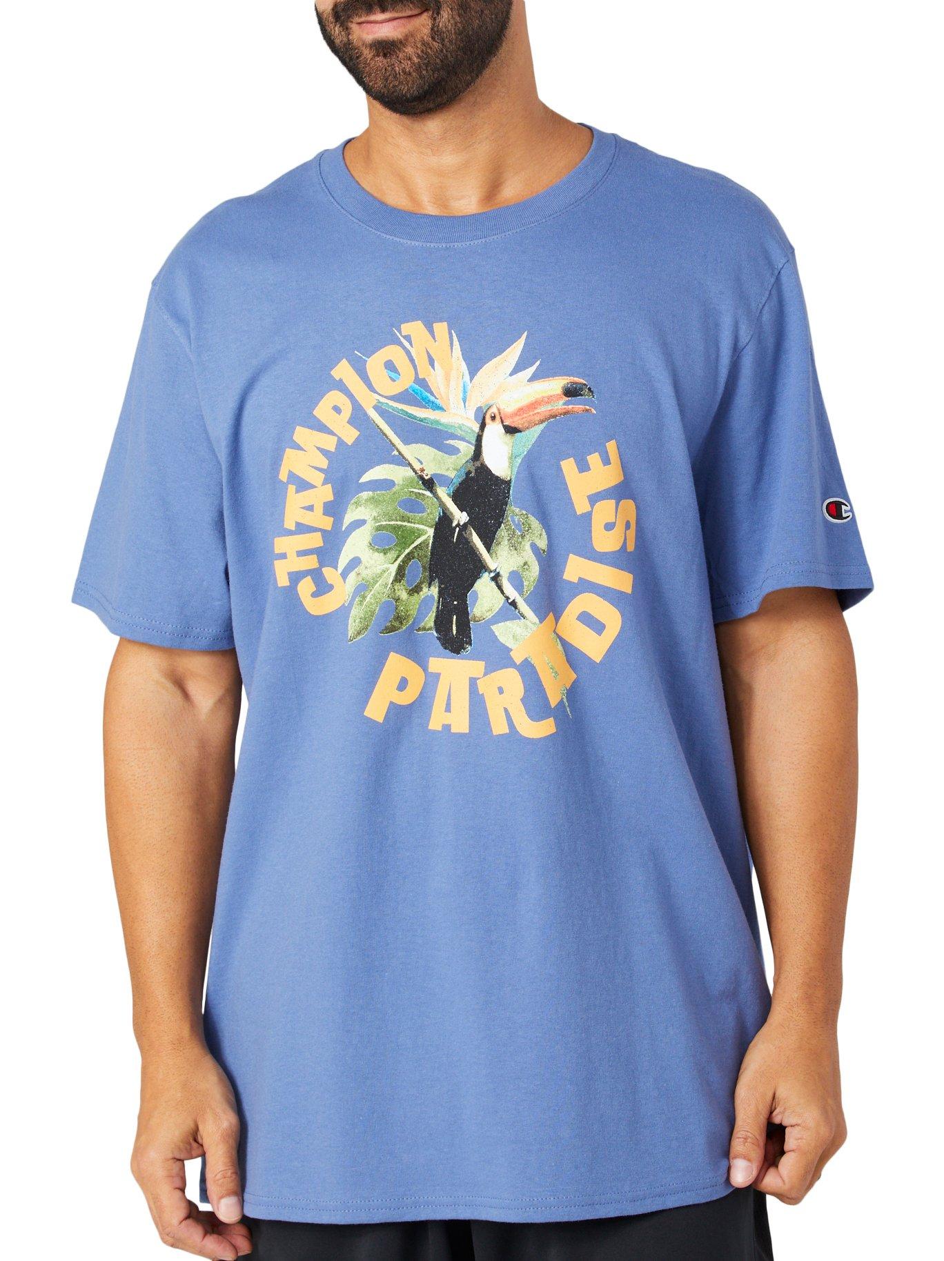Champion Mens Short Sleeve Summer Wanderer Graphic Tee