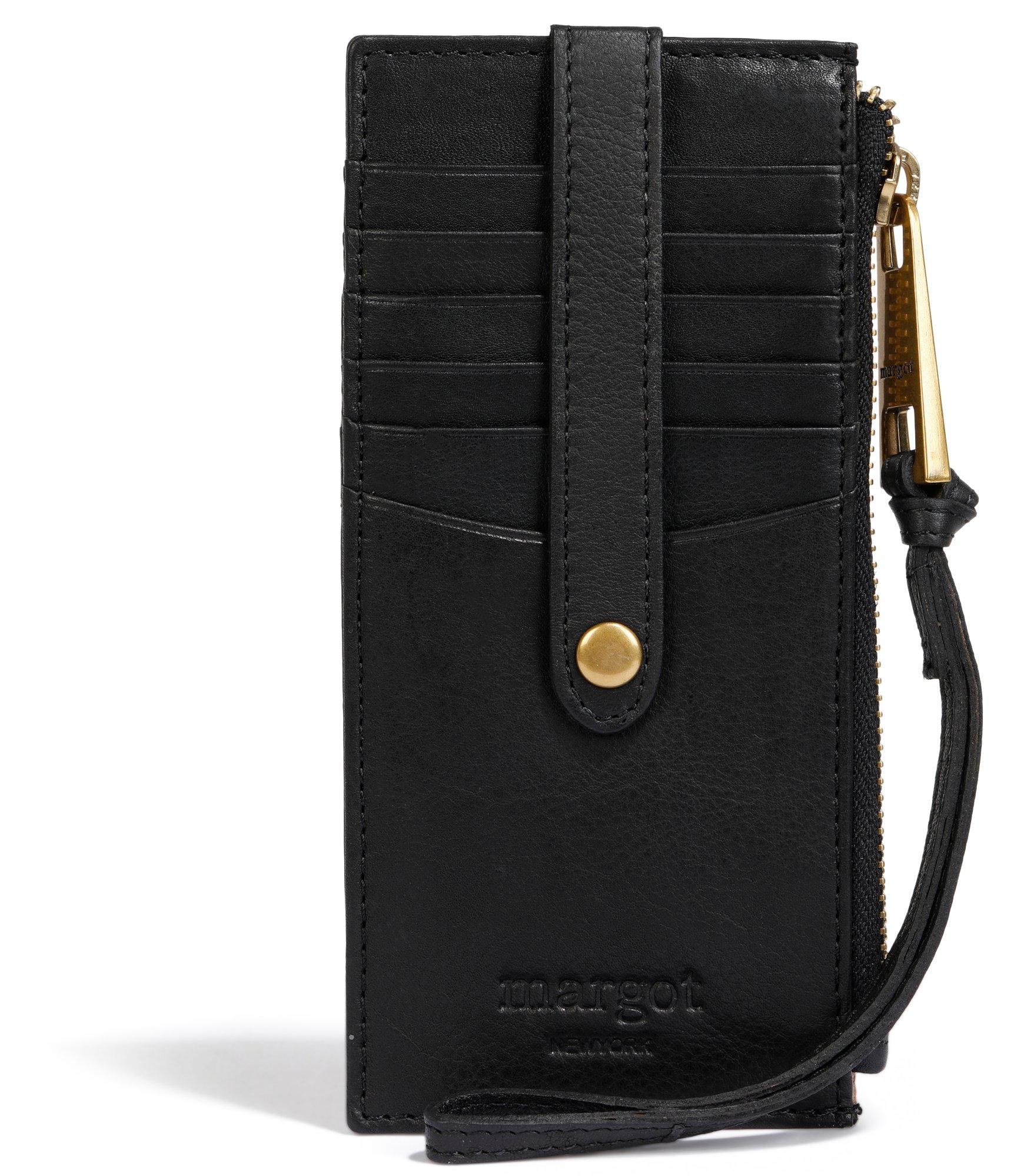 Margot Faye Leather Card Case Wristlet Wallet