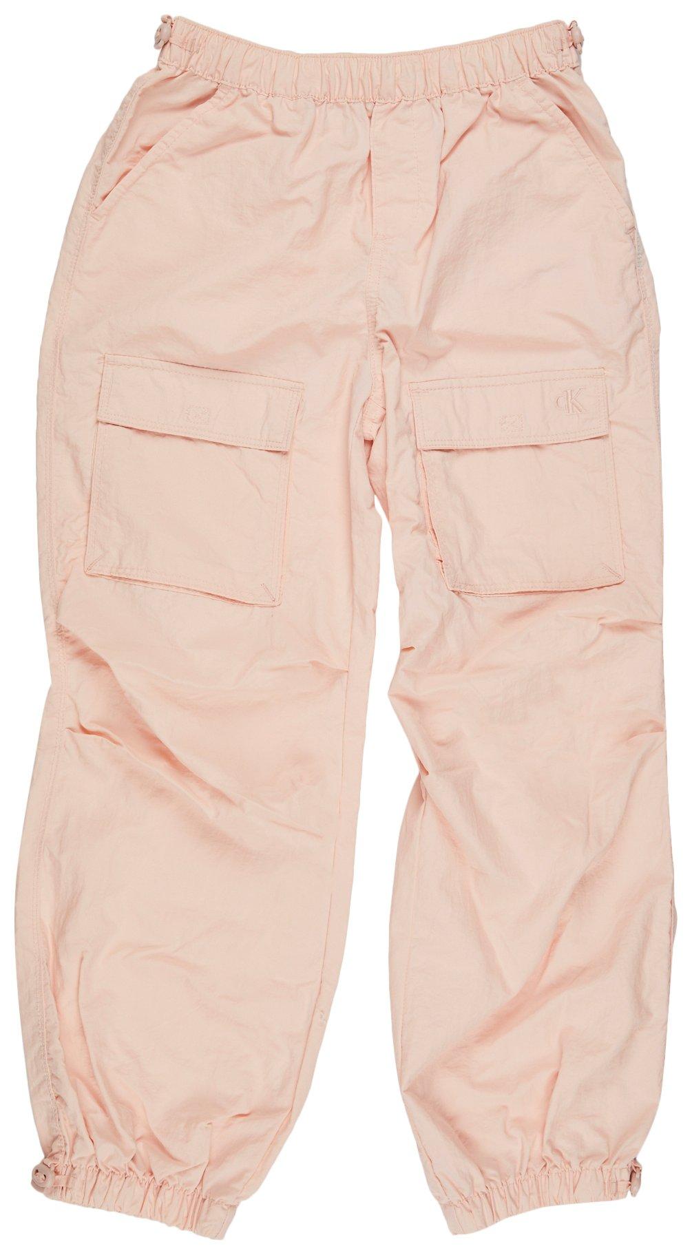 Calvin Klein Jeans Big Girls Solid Cargo Joggers