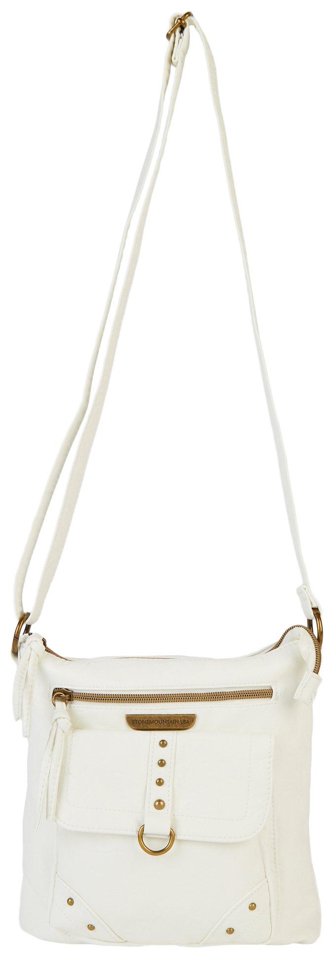 Stone Mountain Smoky Flap Crossbody Handbag