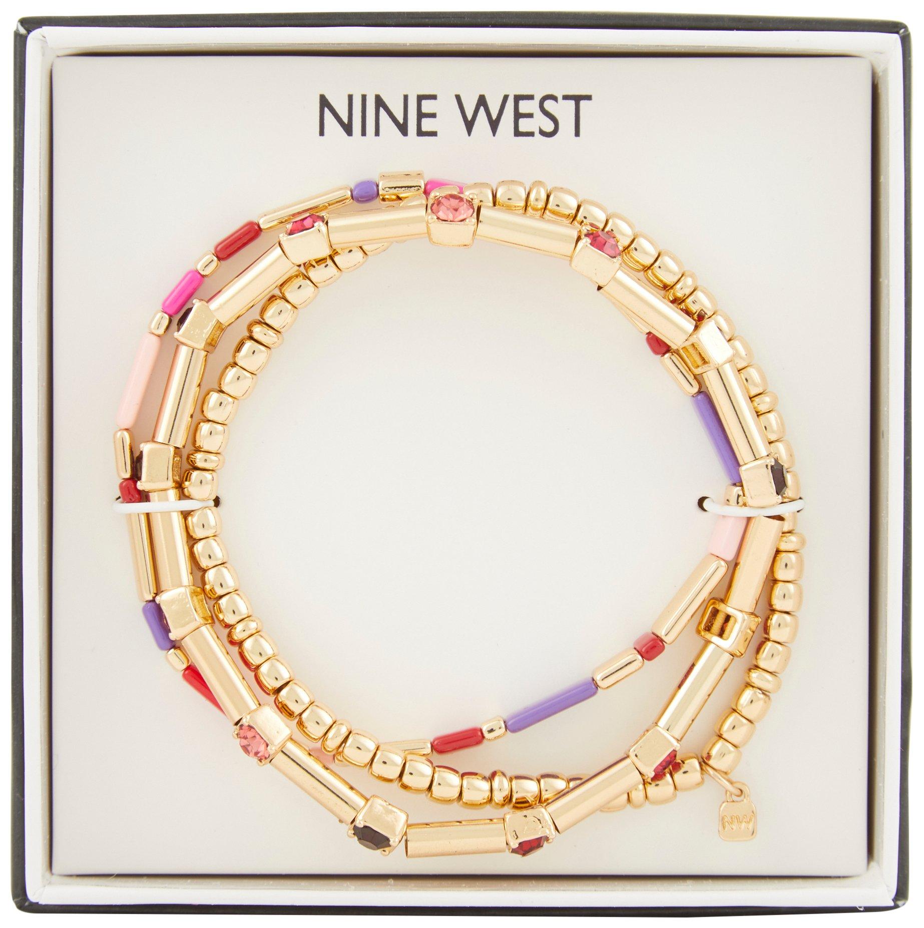 Nine West Womens Stretch Bracelet Set