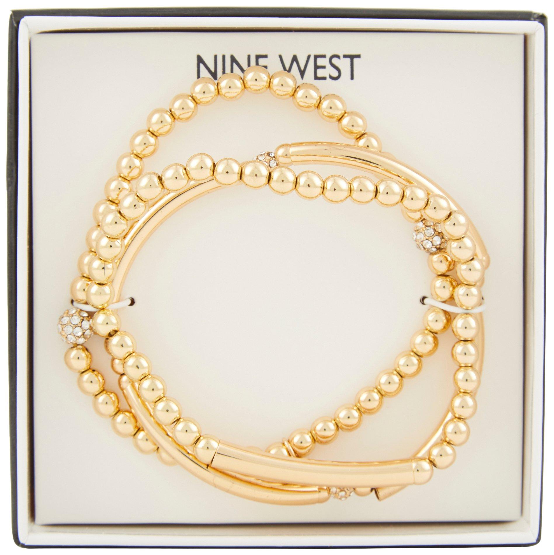 Nine West Womens Stretch Bracelet Set